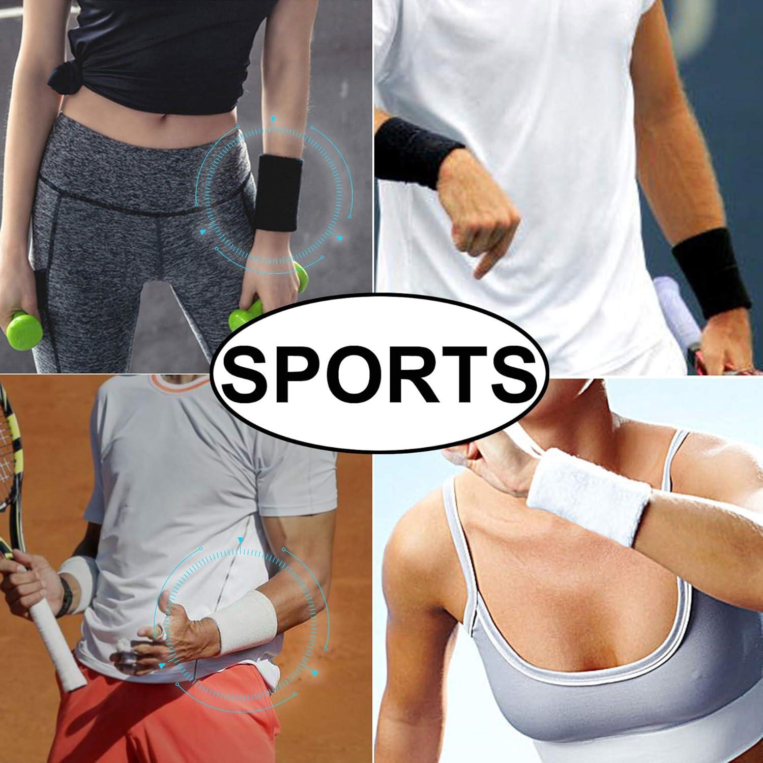 Muñequera Deportiva Toalla Yuyeran 3 Colores Talla Única