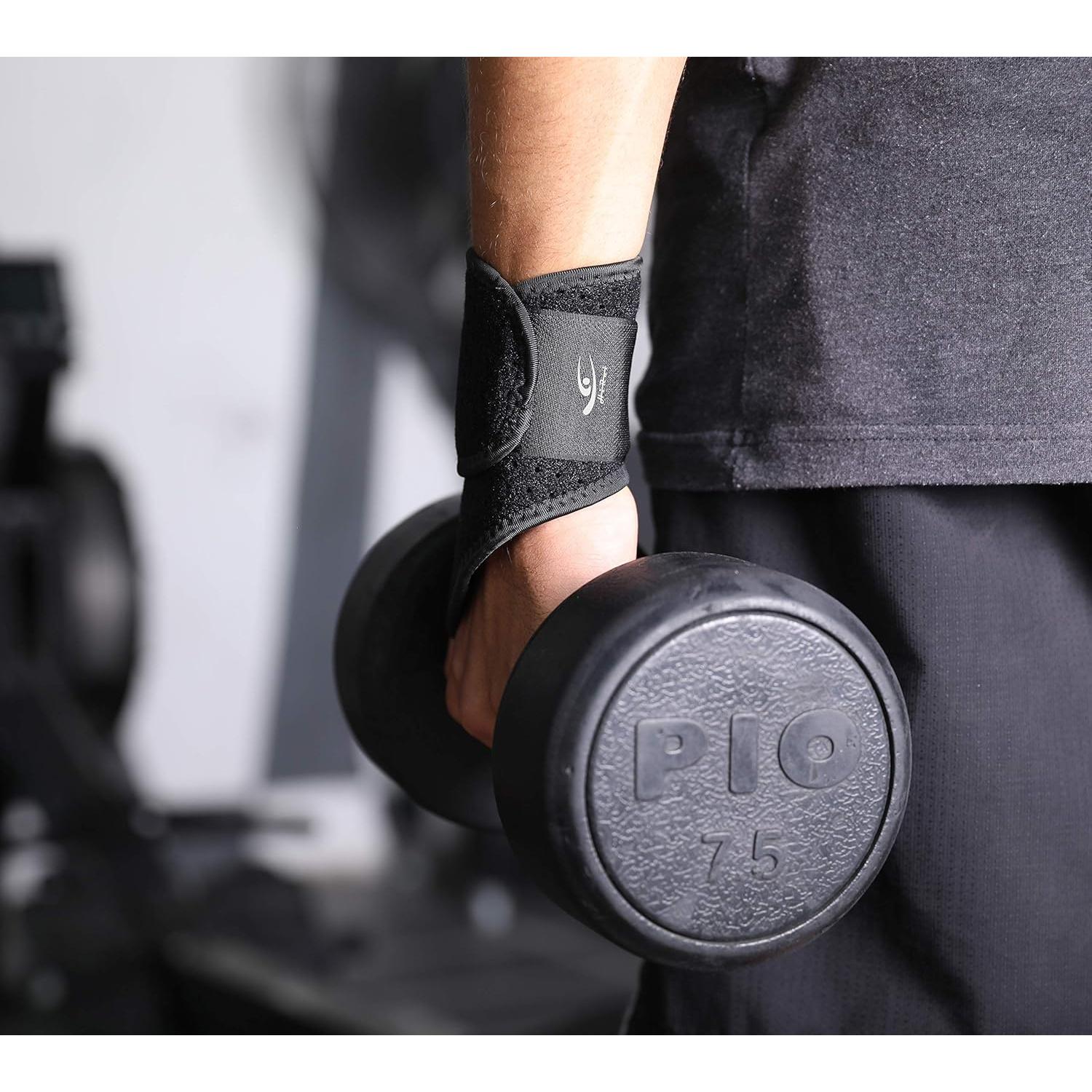 Correa de Compresión para Muñeca HiRui - Soporte Ajustable Negro