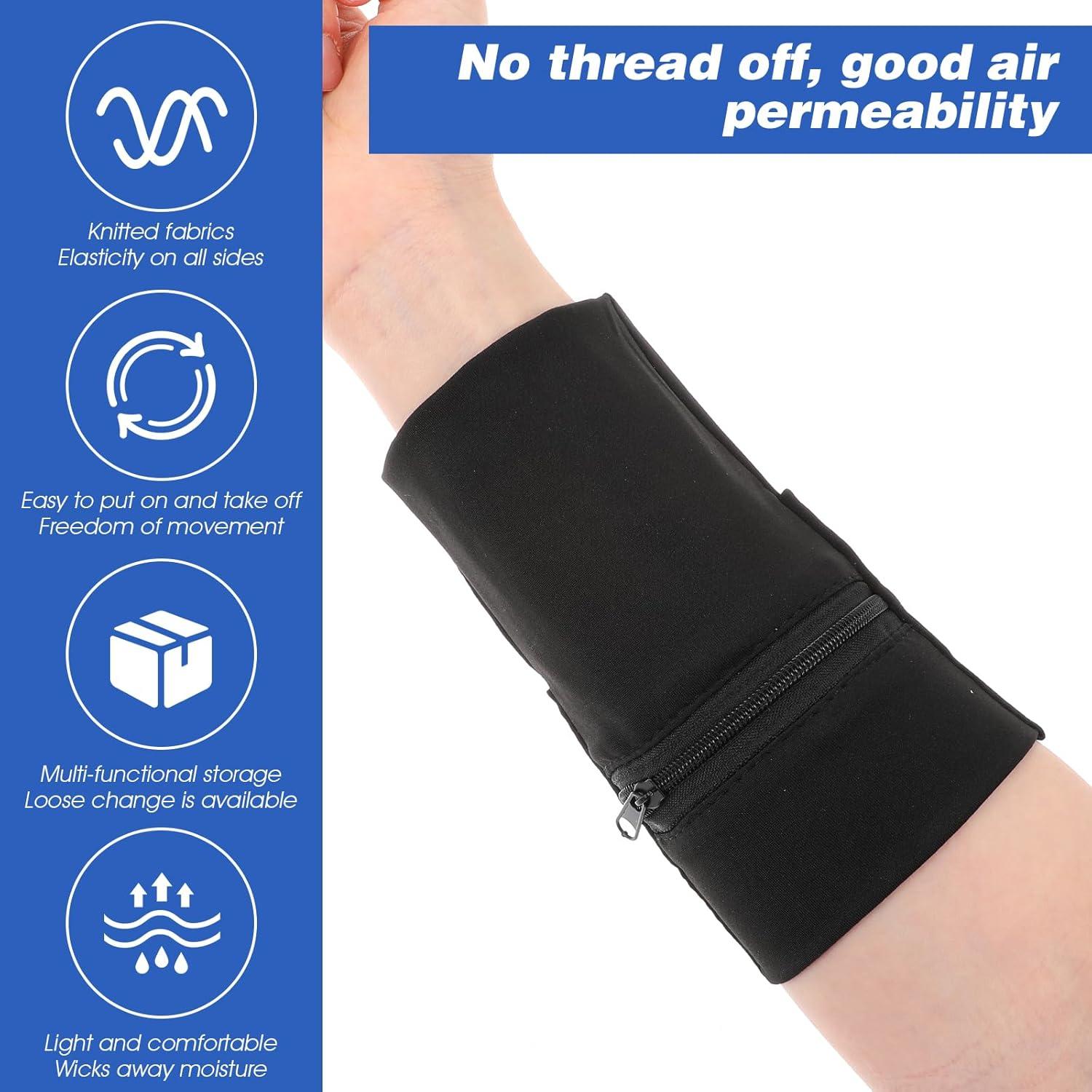 3 Piezas Cartera de Muñeca Nogeqi para Hombres y Mujeres - Antirrobo