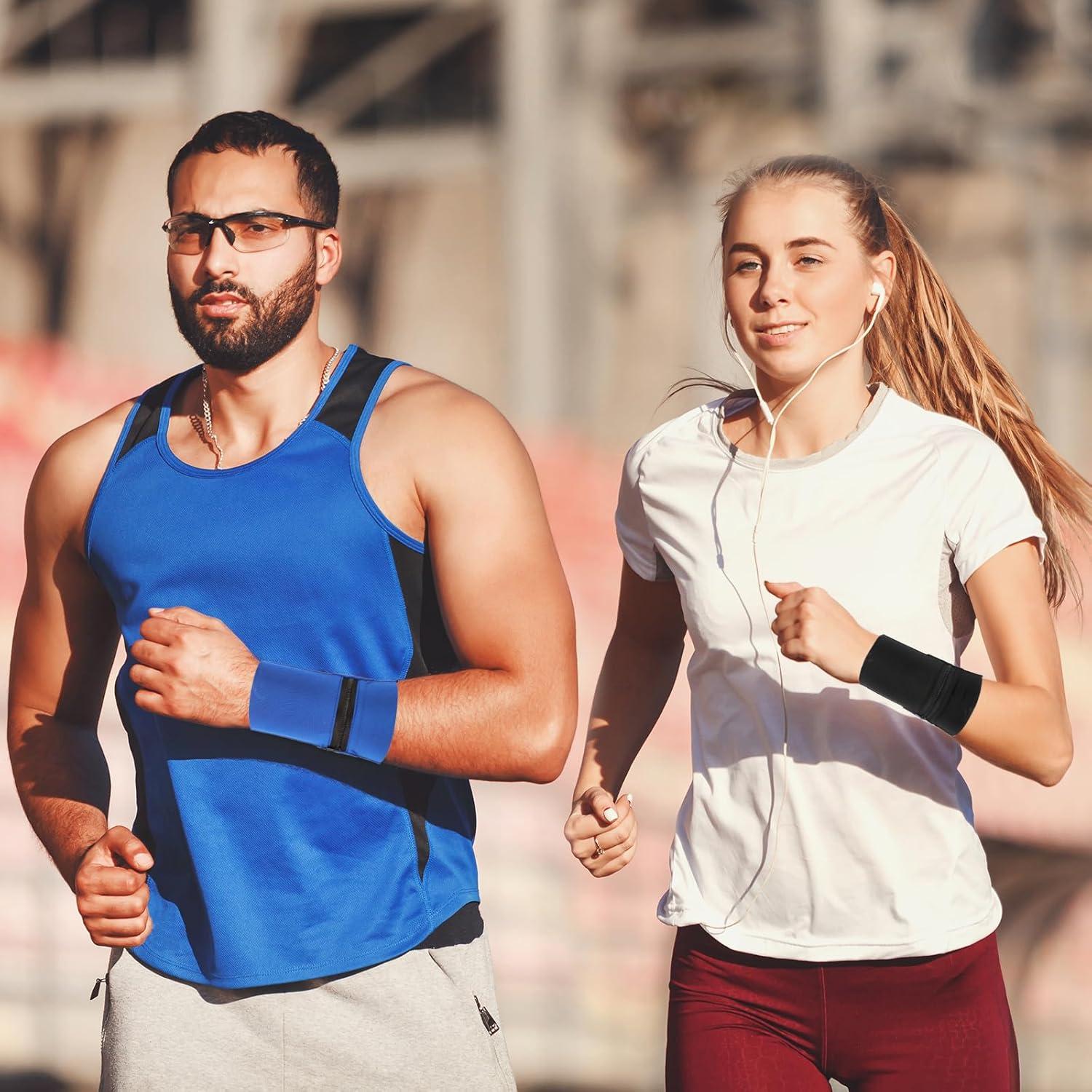3 Piezas Cartera de Muñeca Nogeqi para Hombres y Mujeres - Antirrobo