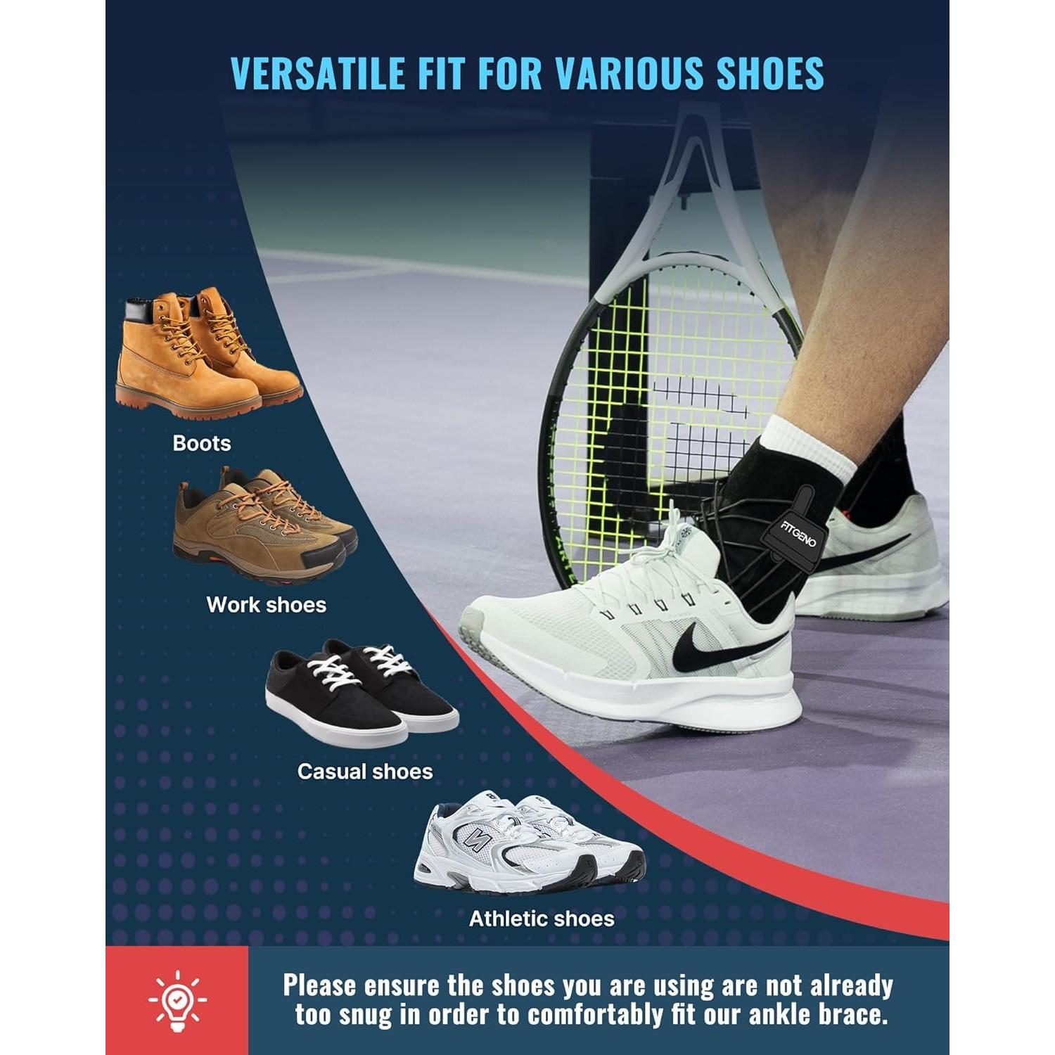 Faja de Tobillo Fit Geno XS/S Izquierda - Soporte Ajustable