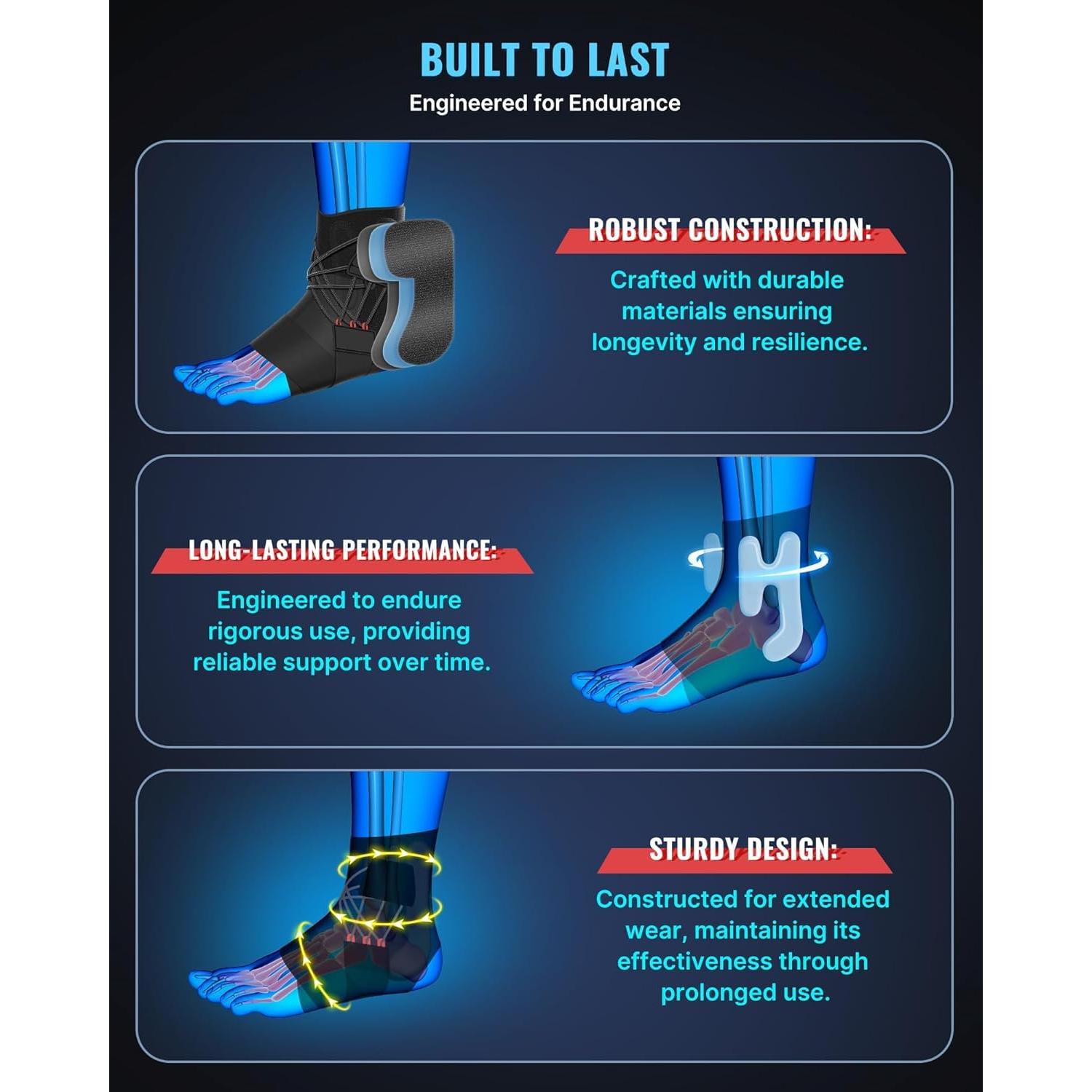 Faja de Tobillo Fit Geno XS/S Izquierda - Soporte Ajustable