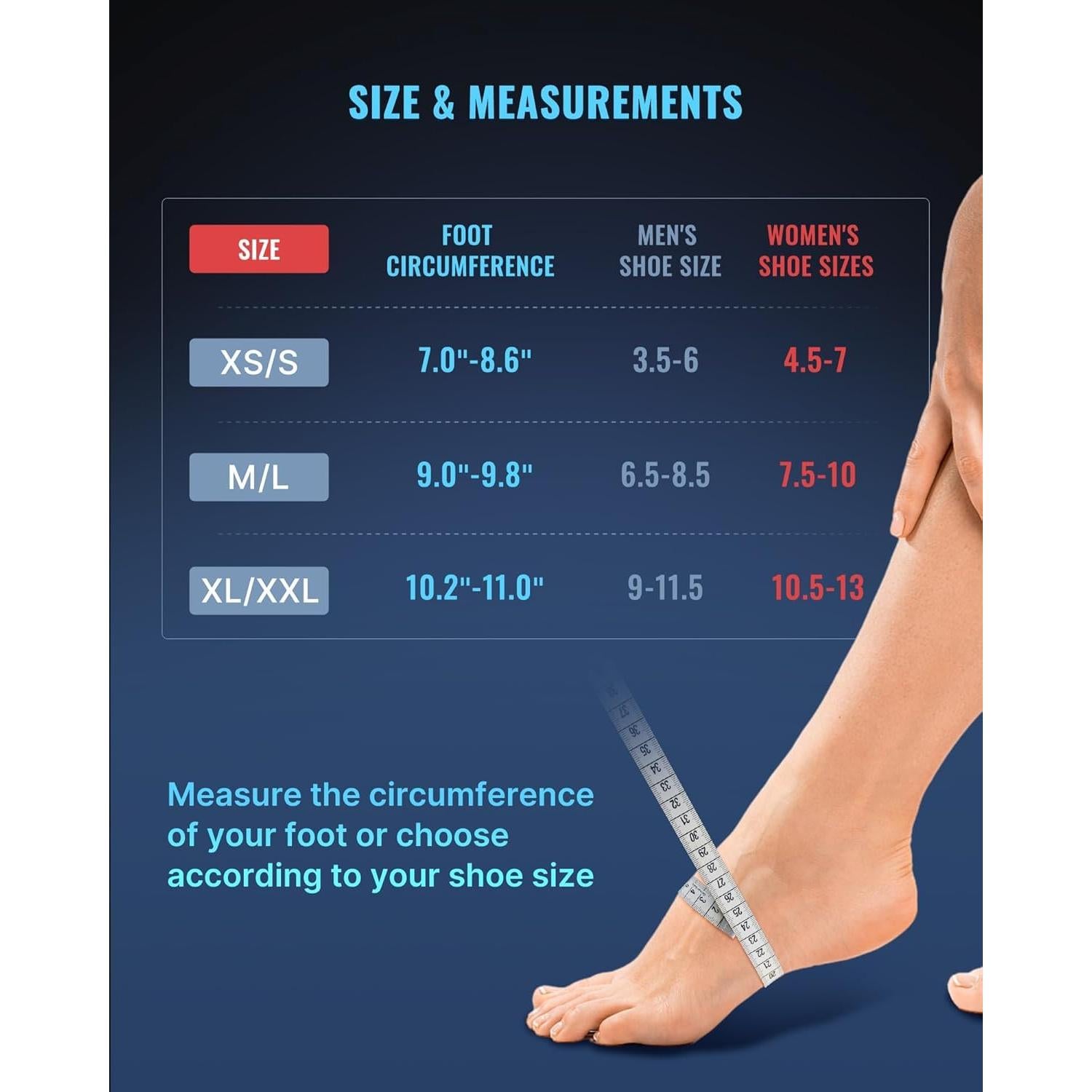 Faja de Tobillo Fit Geno XS/S Izquierda - Soporte Ajustable