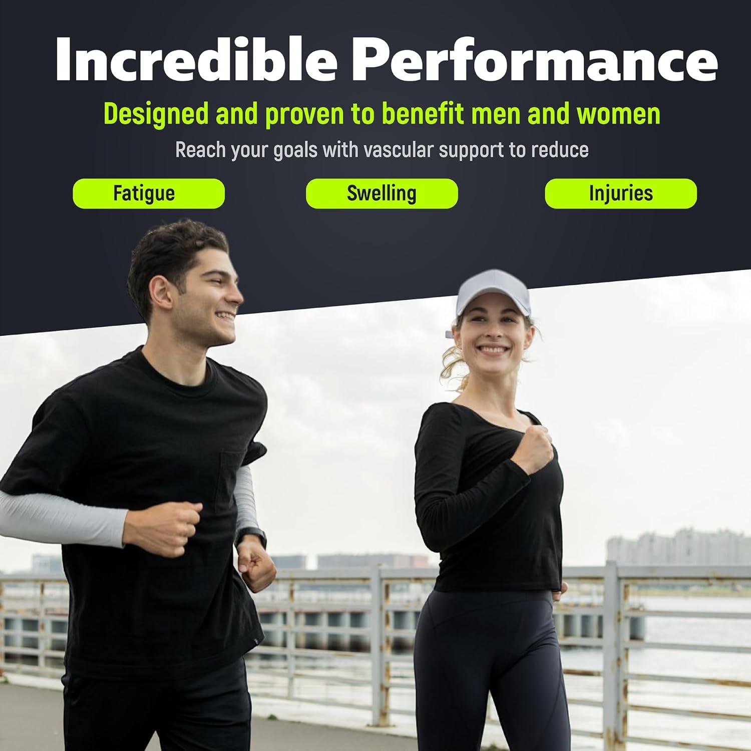 Manga de Compresión para Tobillo Crucial - Soporte Unisex