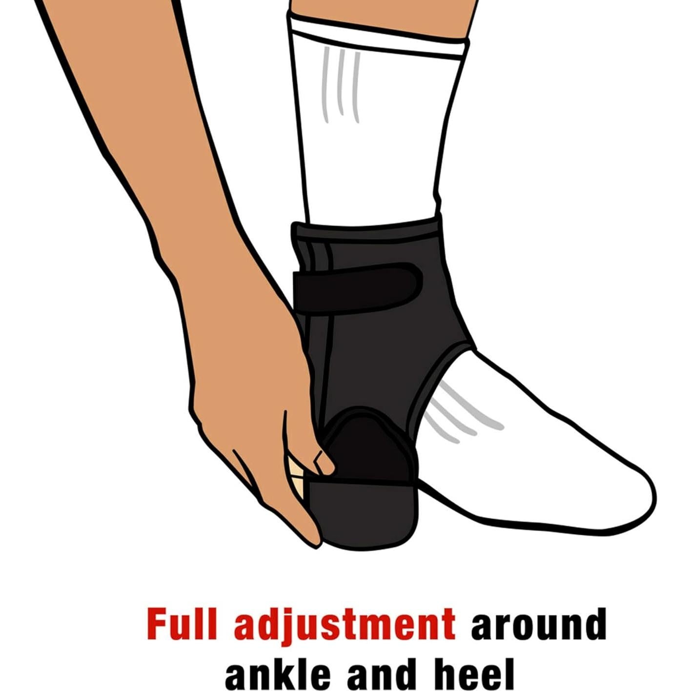 Férula para Tobillo ACE con Estabilizadores Laterales Ajustable