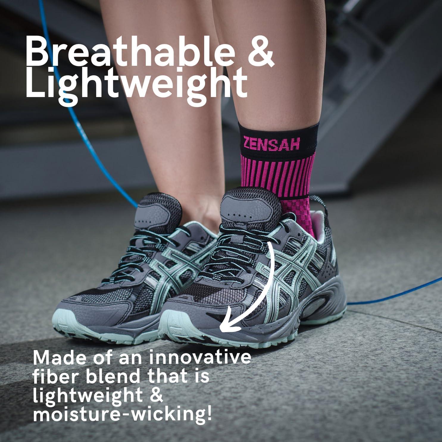 Soporte de Tobillo Zensah - Compresión para Esguinces - Beige