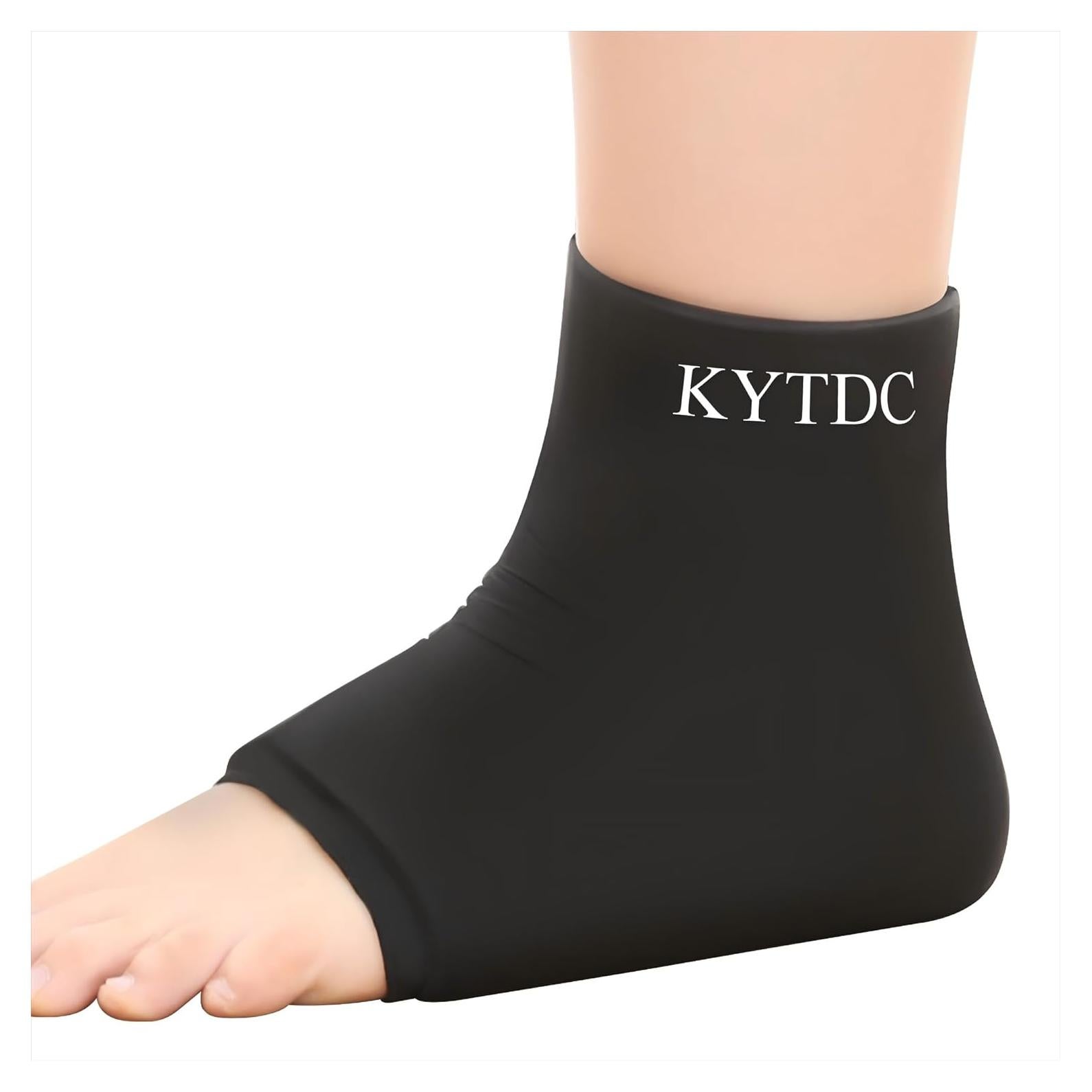 Funda de Hielo para Tobillo KYTDC Grande Negra Reutilizable