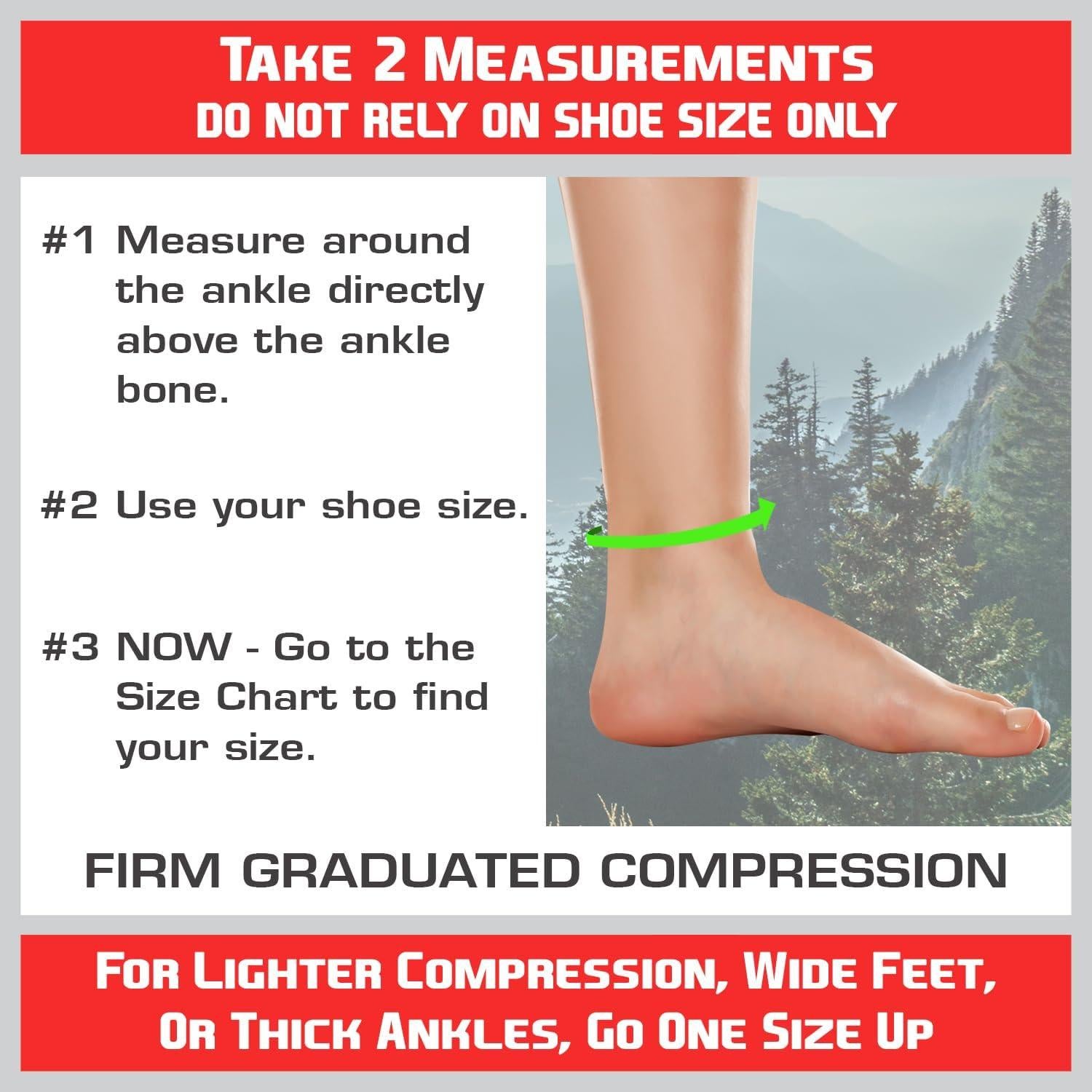 Calcetines de Compresión TechWare Pro para Alivio de Dolor
