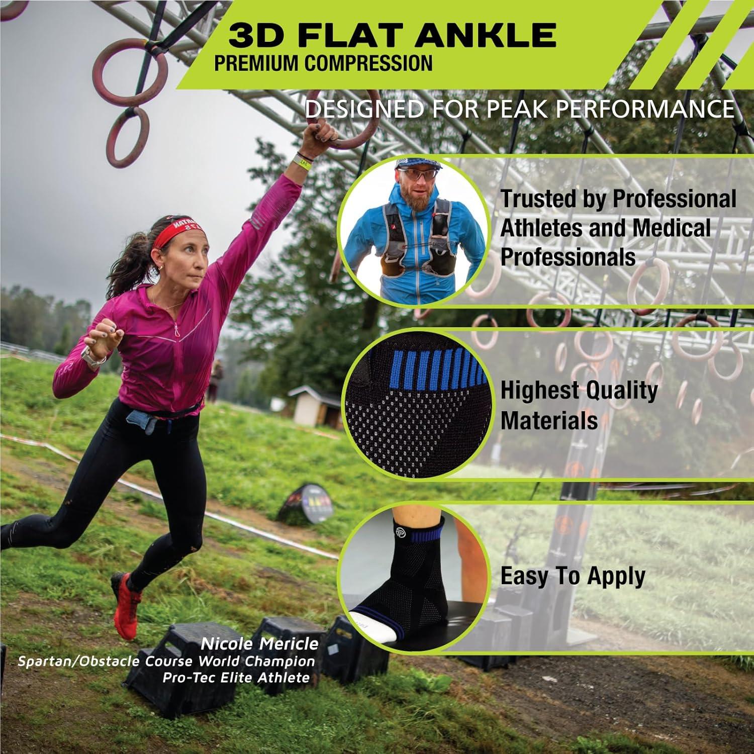 Soporte de Tobillo 3D Pro-Tec Athletics Mediano Transpirable