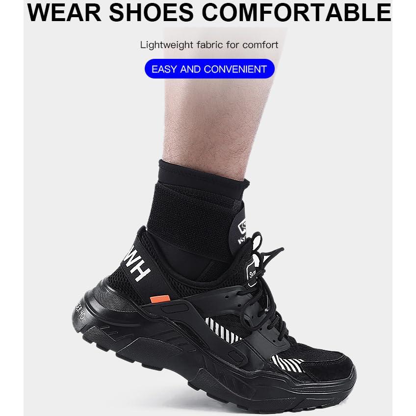 Férula de Tobillo SUJAYU Compresión Ajustable Negro Grande