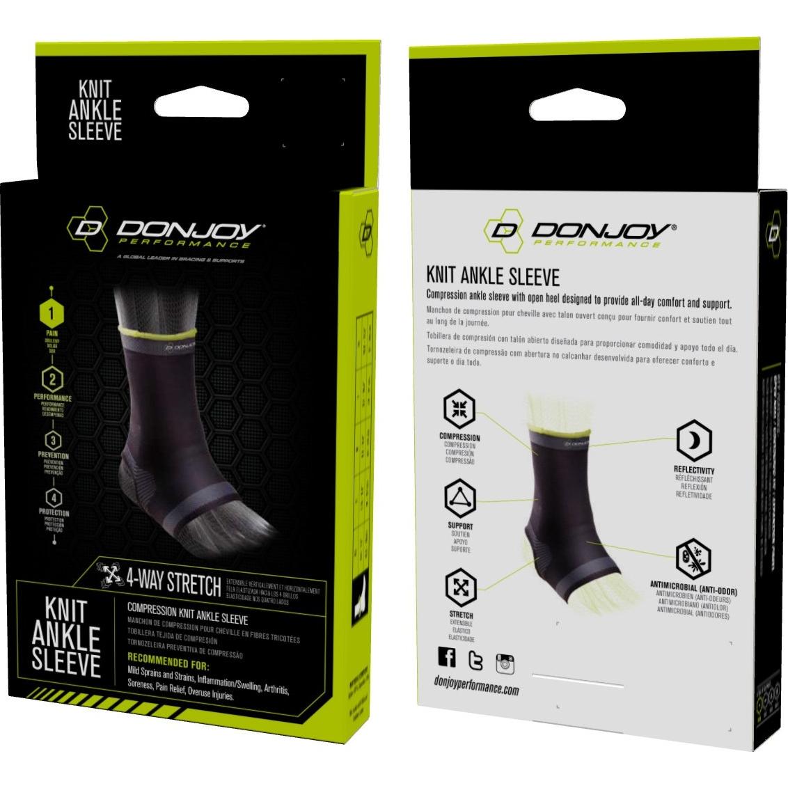 Manga de Tobillo DonJoy Performance Knit Compresión Grande