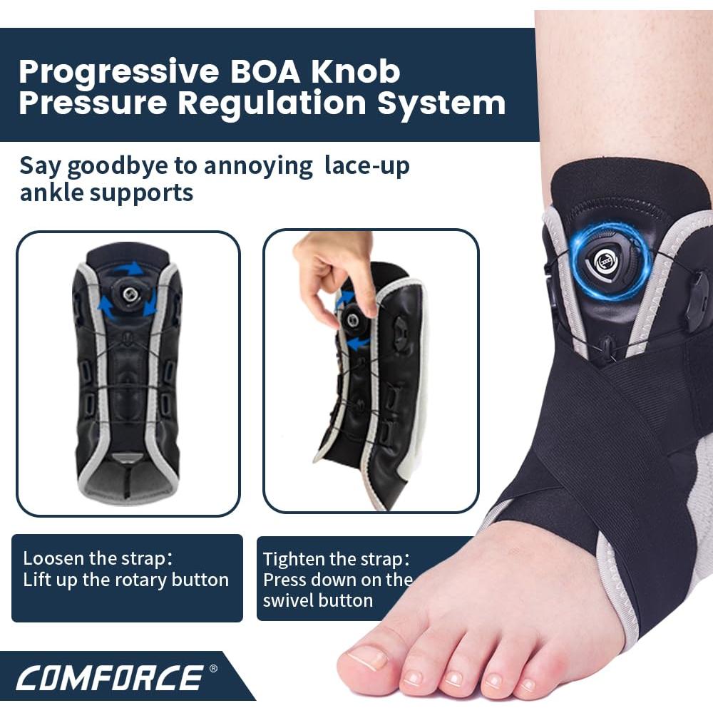 Férula para Tobillo Comforce Ajustable para Esguinces y Fascitis