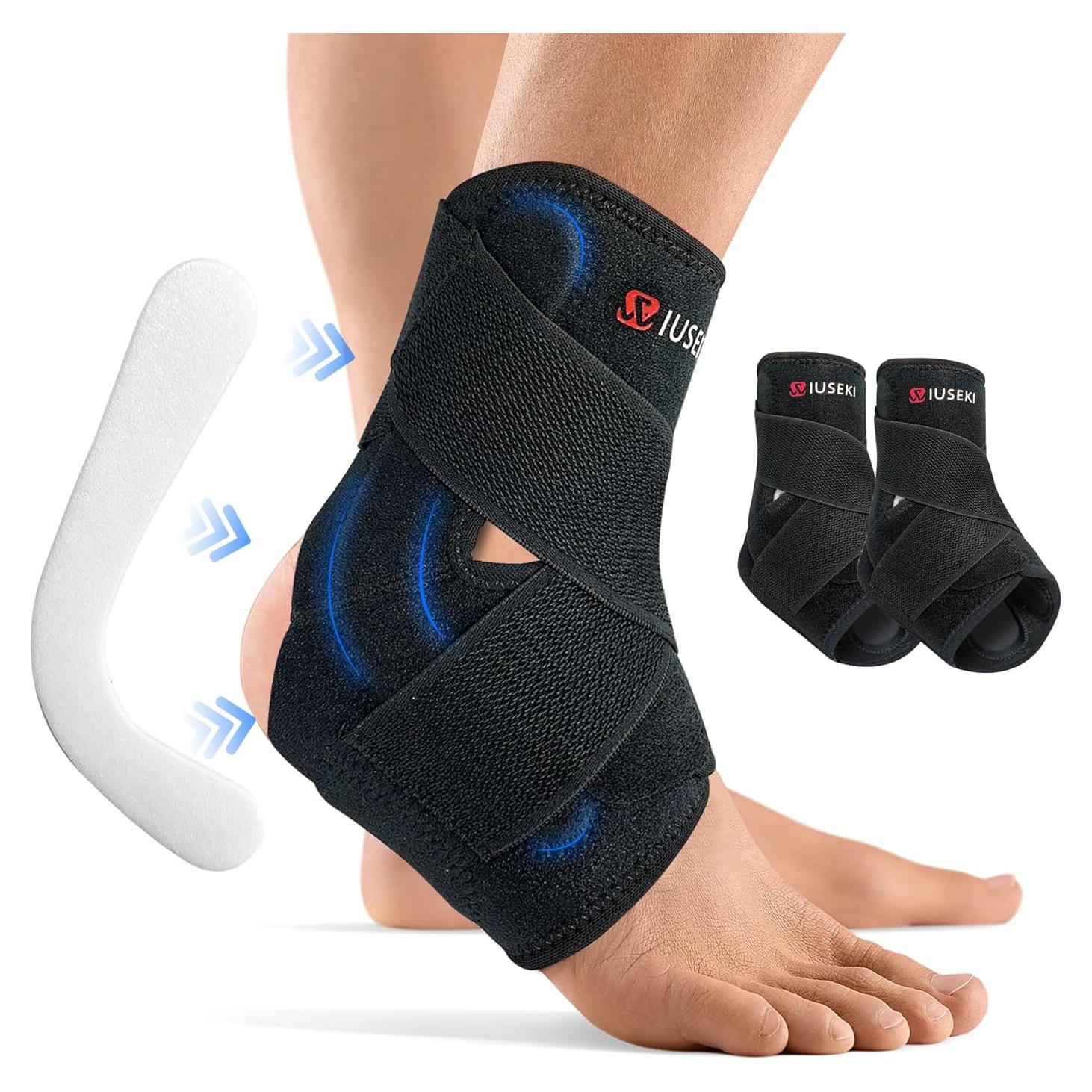 Soporte para Tobillo Mediano Wiuseki - Estabilizador para Esguince