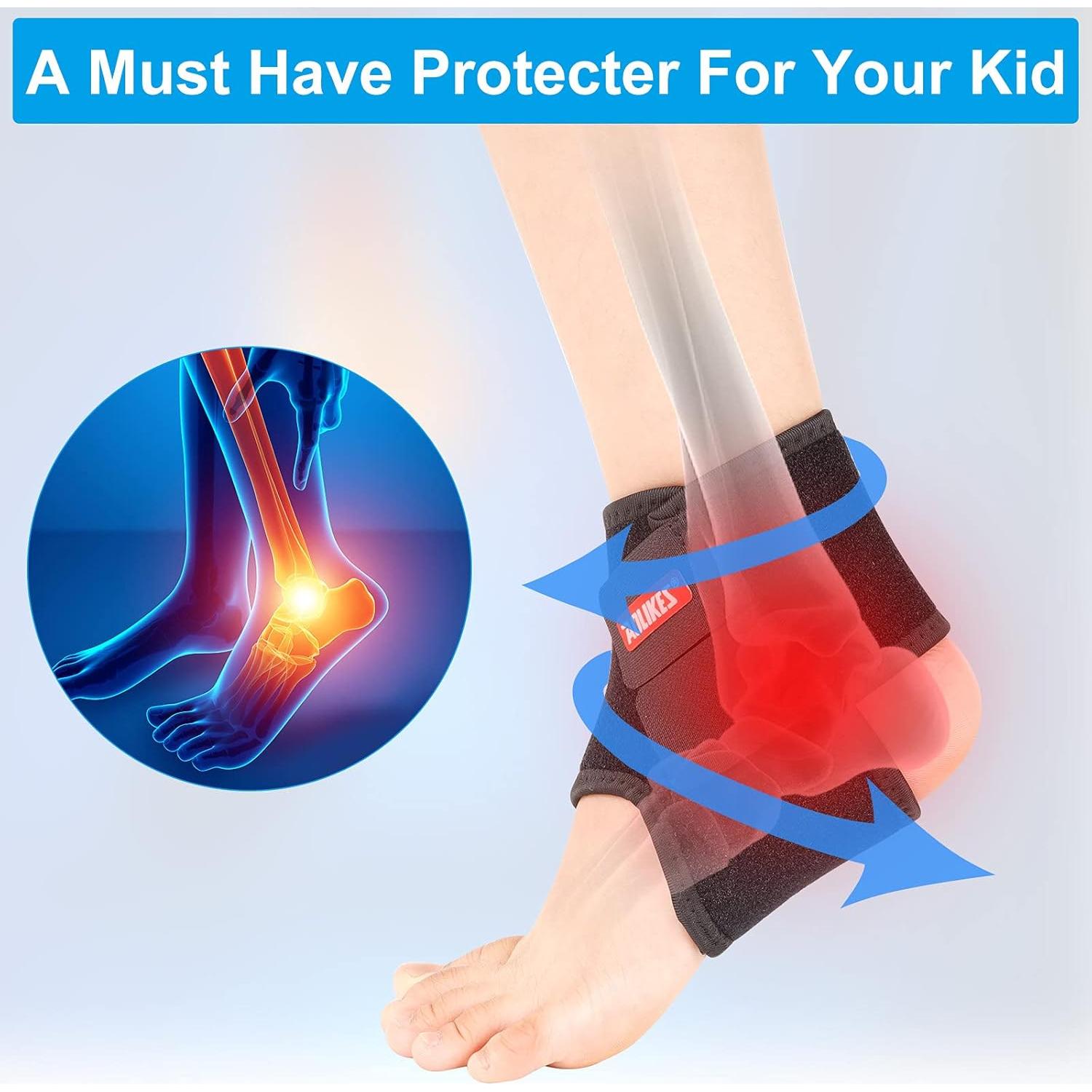 Soportes de Tobillo Oasis-X Ajustables para Niños - Neopreno