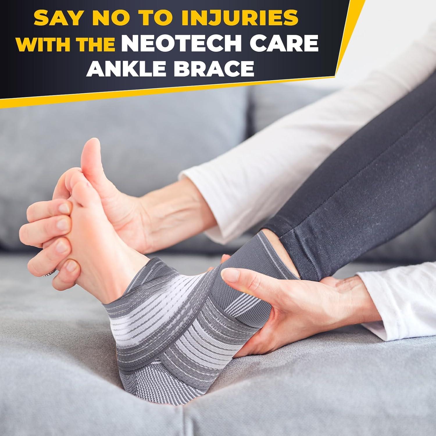 Faja de Soporte para Tobillo NeoTech Care Ajustable Gris S