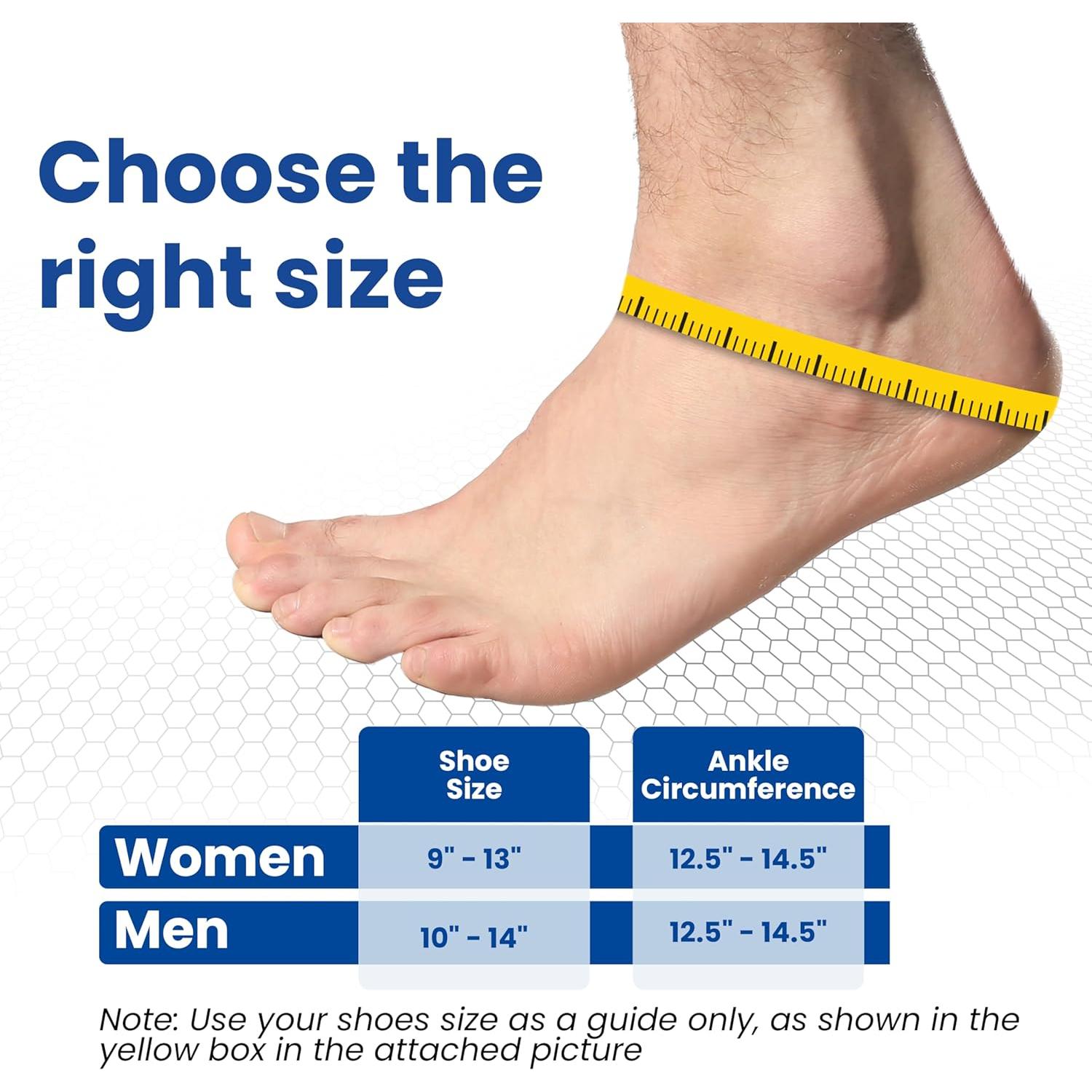 Férula de Soporte para Tobillo Awkstar Ajustable Gris