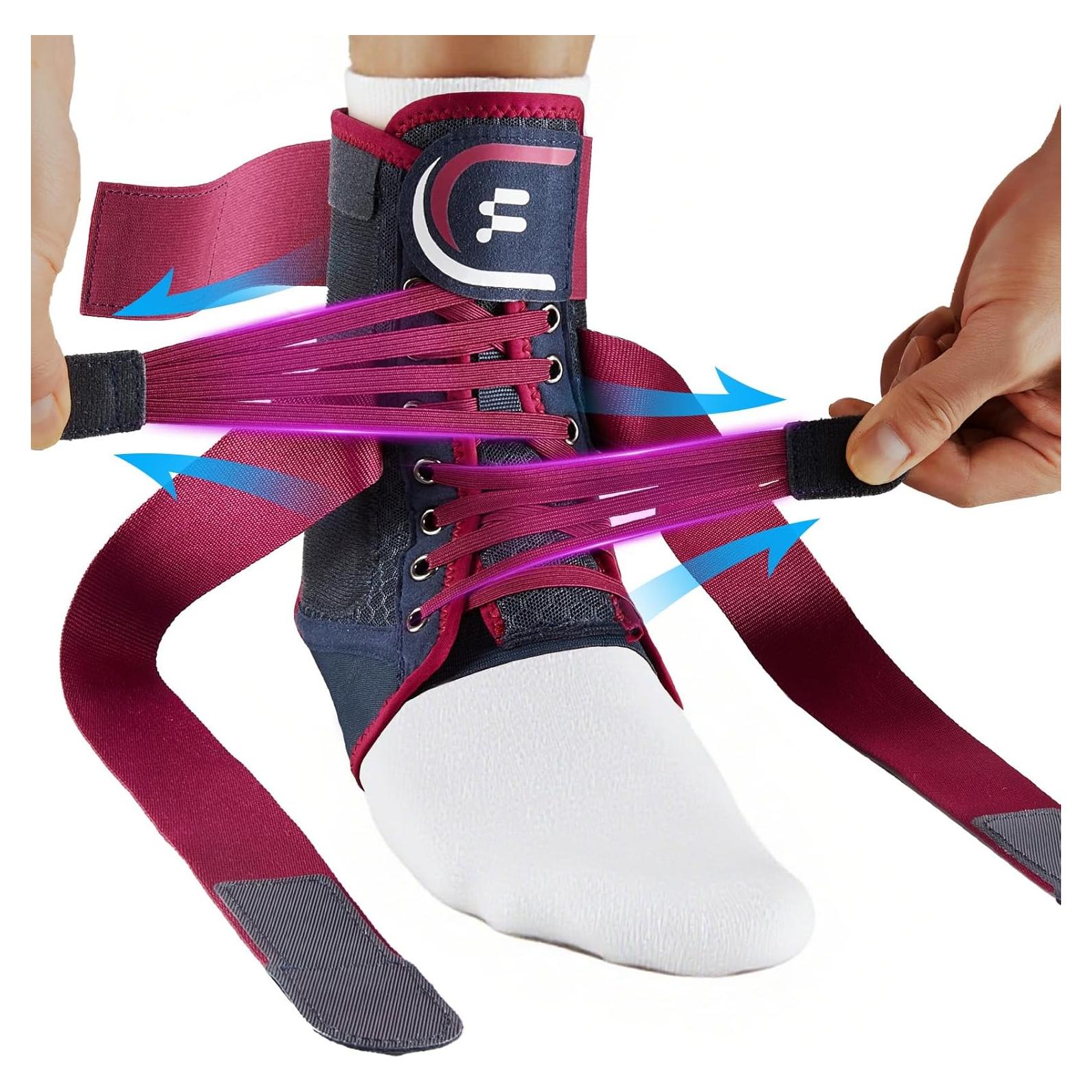 Férula para Tobillo Fitomo M Rosa Ajustable para Tendinitis