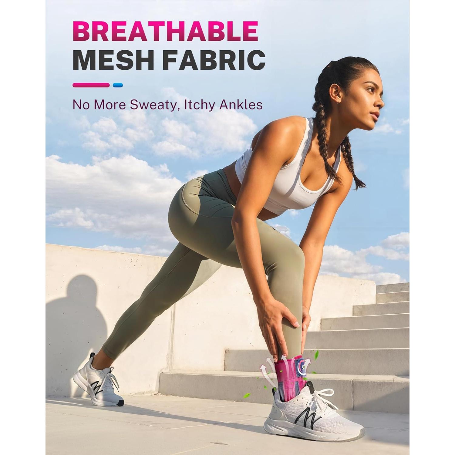 Férula para Tobillo Fitomo M Rosa Ajustable para Tendinitis