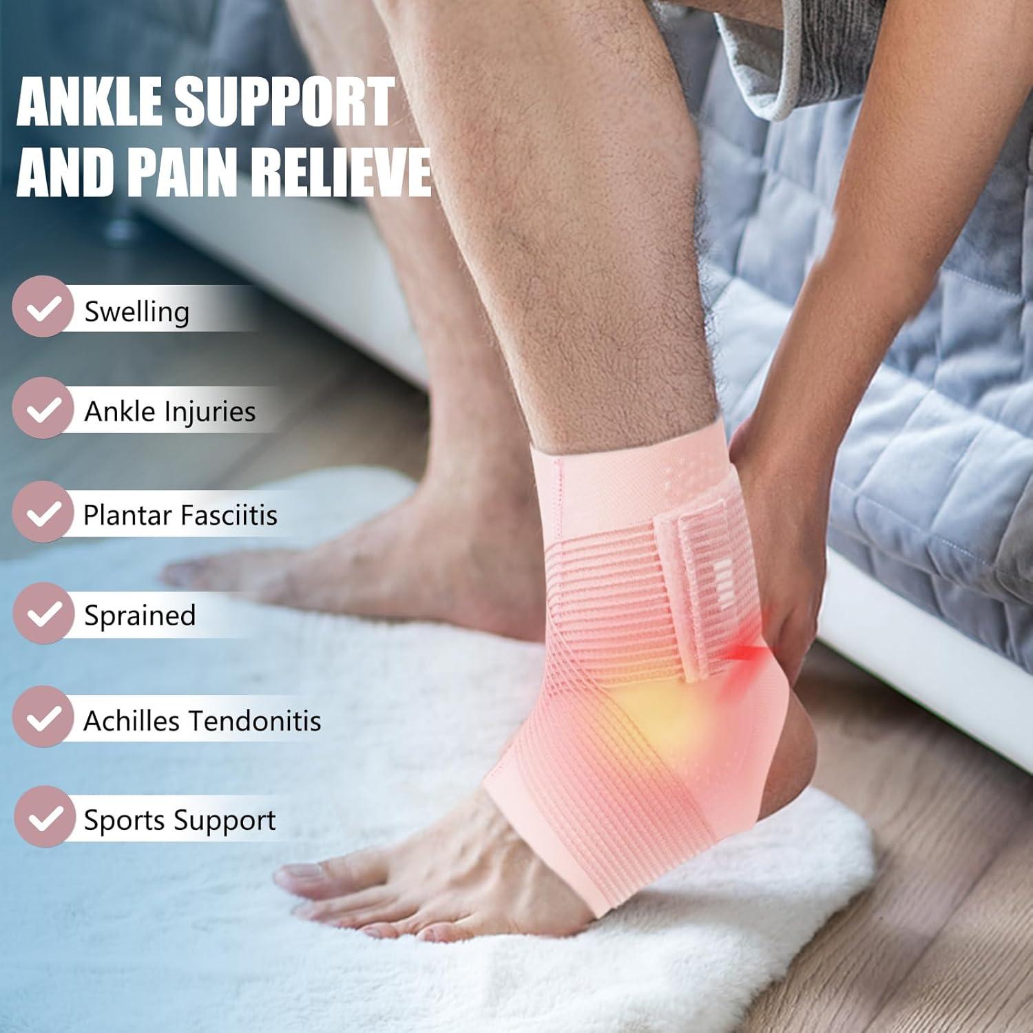 Férula de Tobillo NuCamper Unisex Ajustable con Compresión