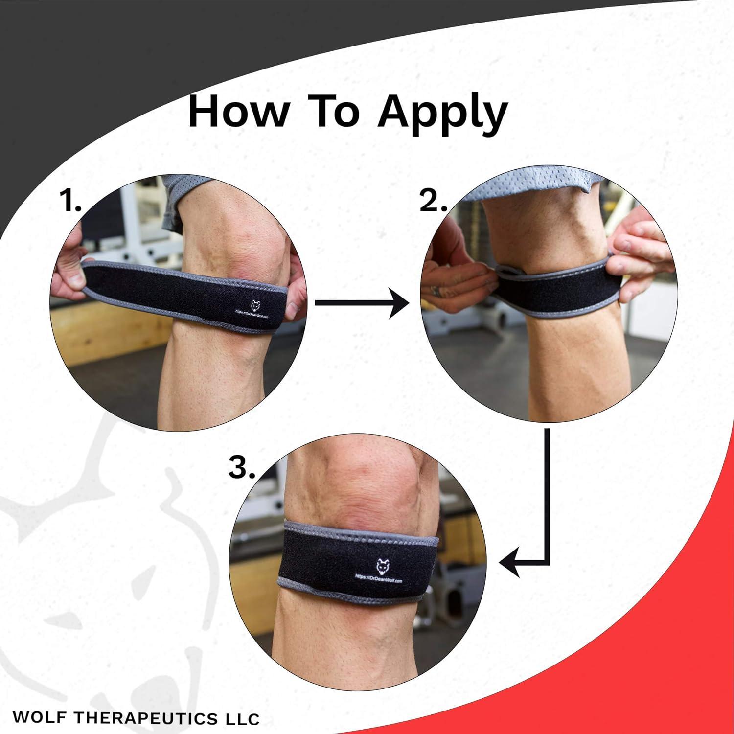 Correa para Rodilla Wolf Therapeutics - Soporte Tendón Patelar Ajustable