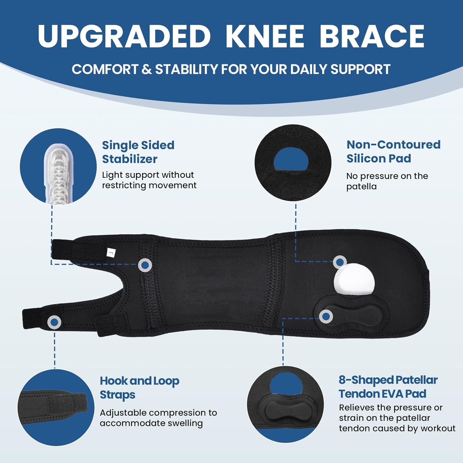 Férula de Rodilla JOMVD para Tendinitis Patelar - Soporte Ajustable