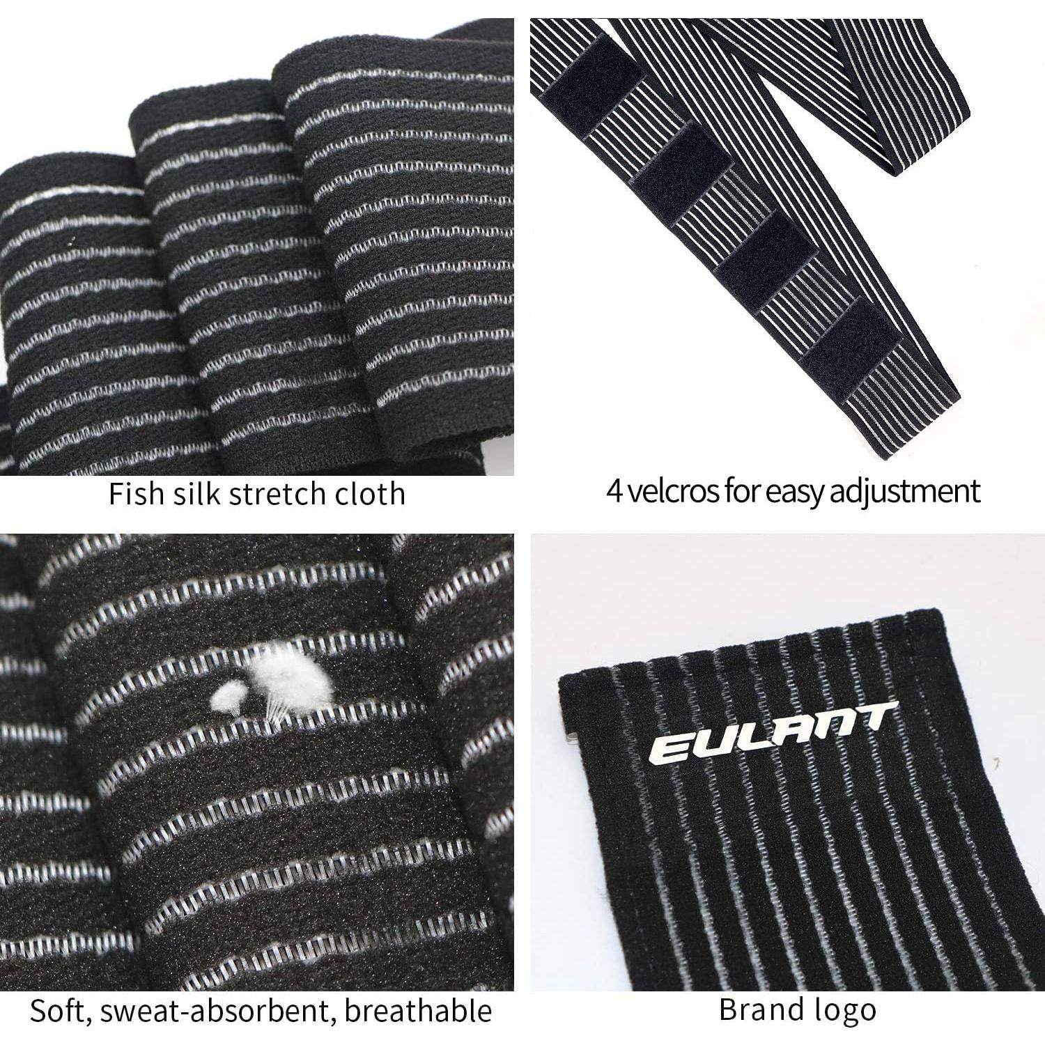 Vendaje de Compresión EULANT para Rodilla 180cm Negro