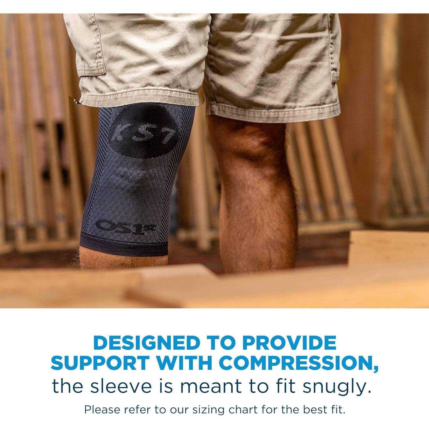 Faja de Compresión para Rodilla OrthoSleeve KS7 - Grande Beige