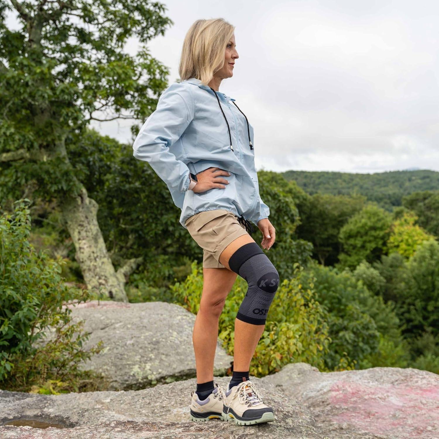 Faja de Compresión para Rodilla OrthoSleeve KS7 - Grande Beige