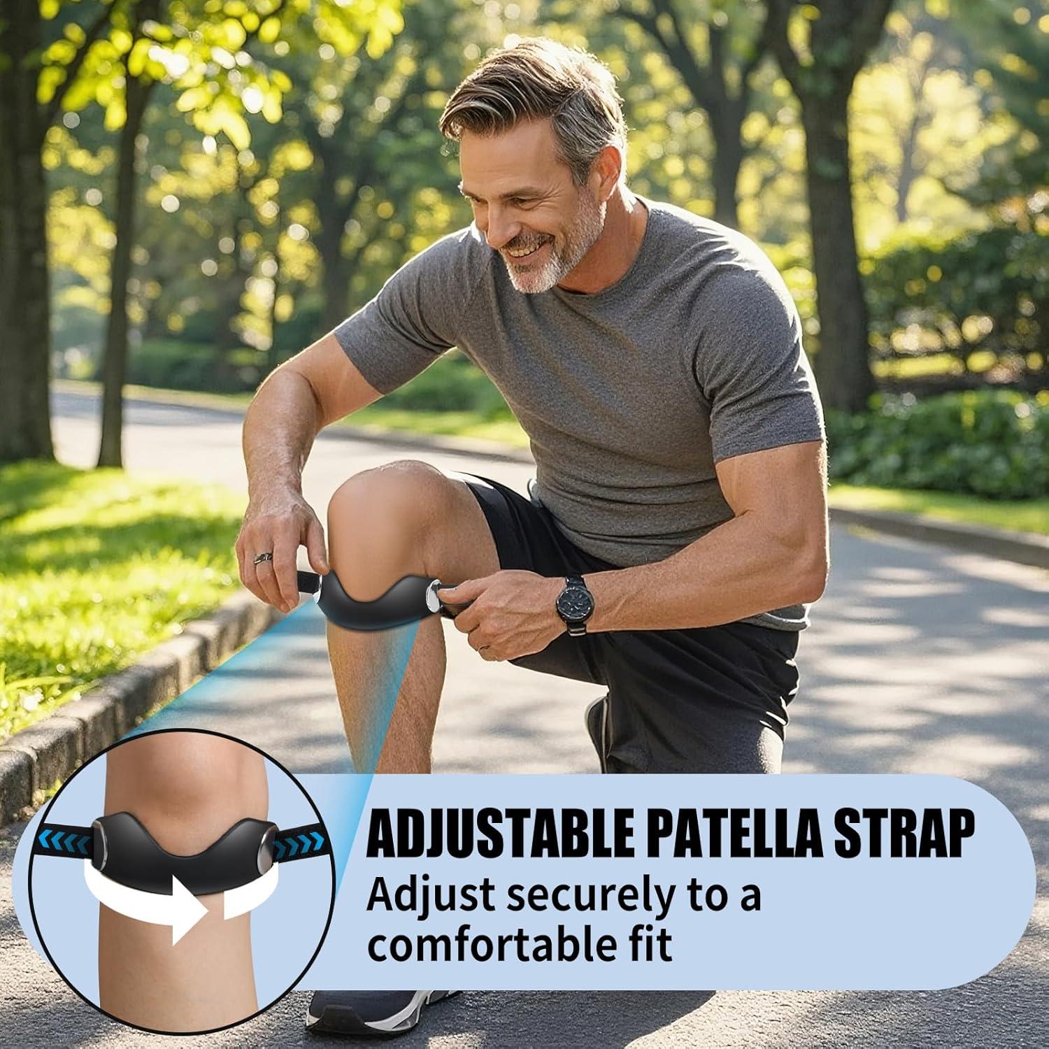 Faja de Soporte para Tendón Patelar TASZOOS - 2 Pcs Ajustable