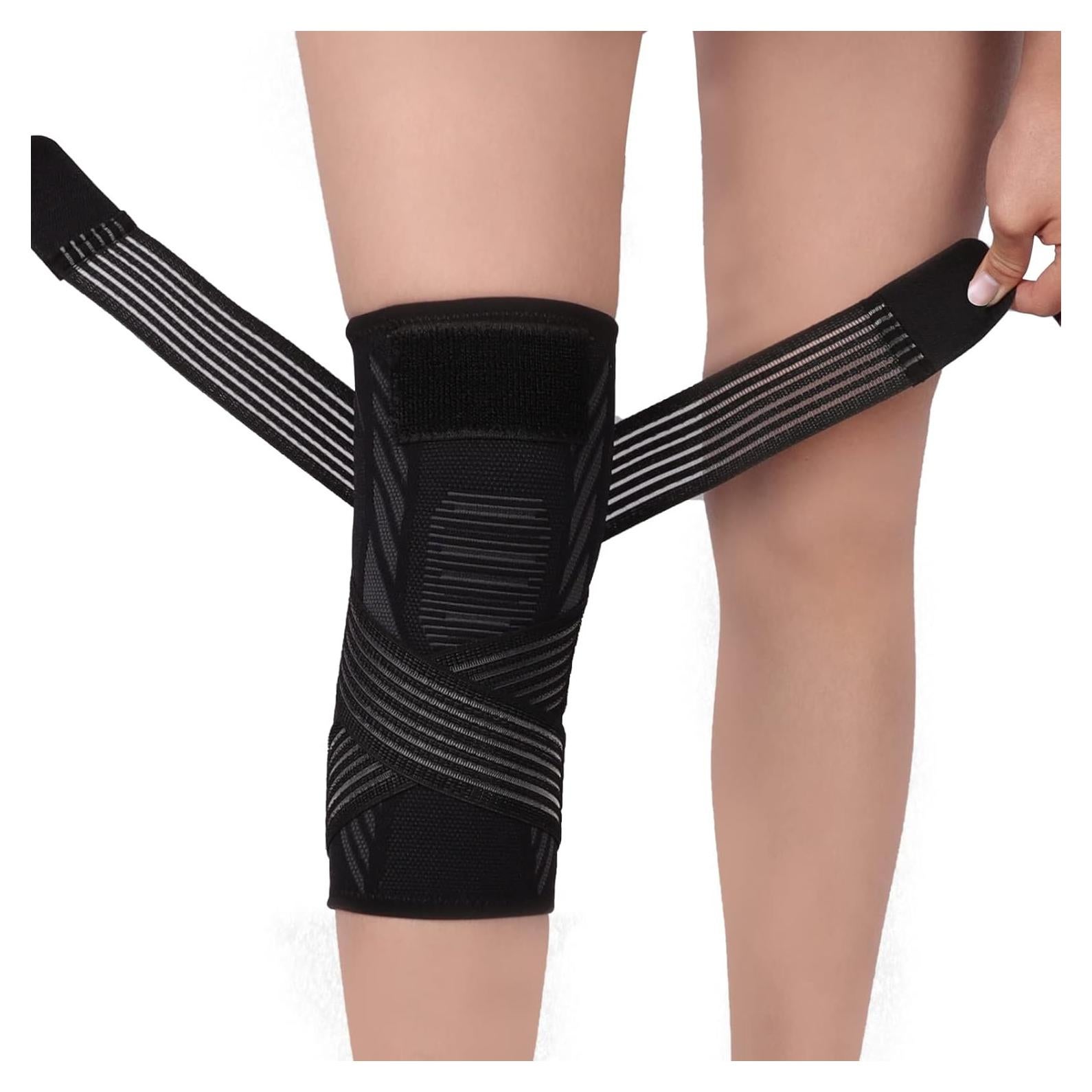 Faja de Compresión de Rodilla Yeloumiss Mediana Negra