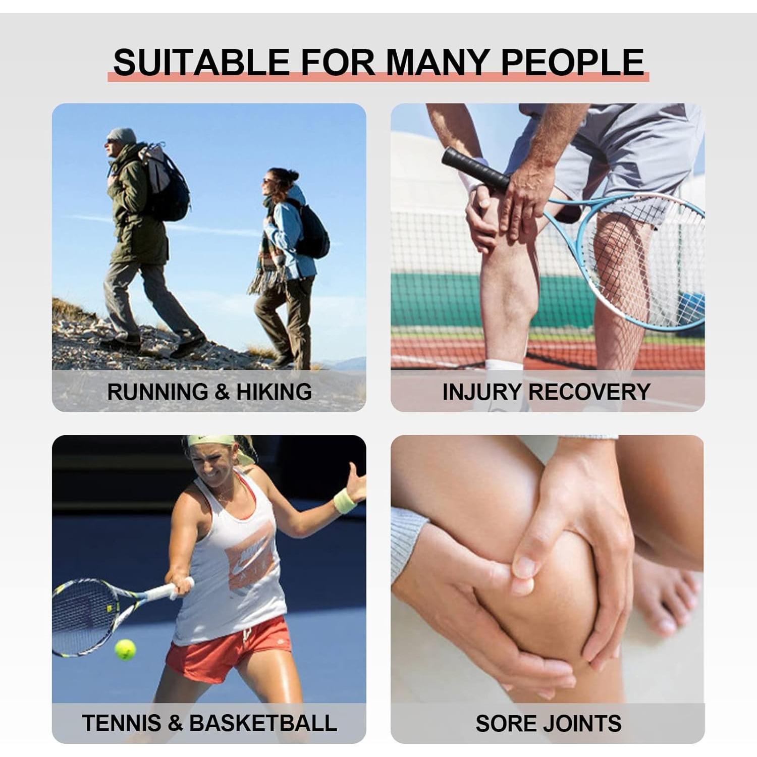 Faja de Compresión de Rodilla Yeloumiss Mediana Negra