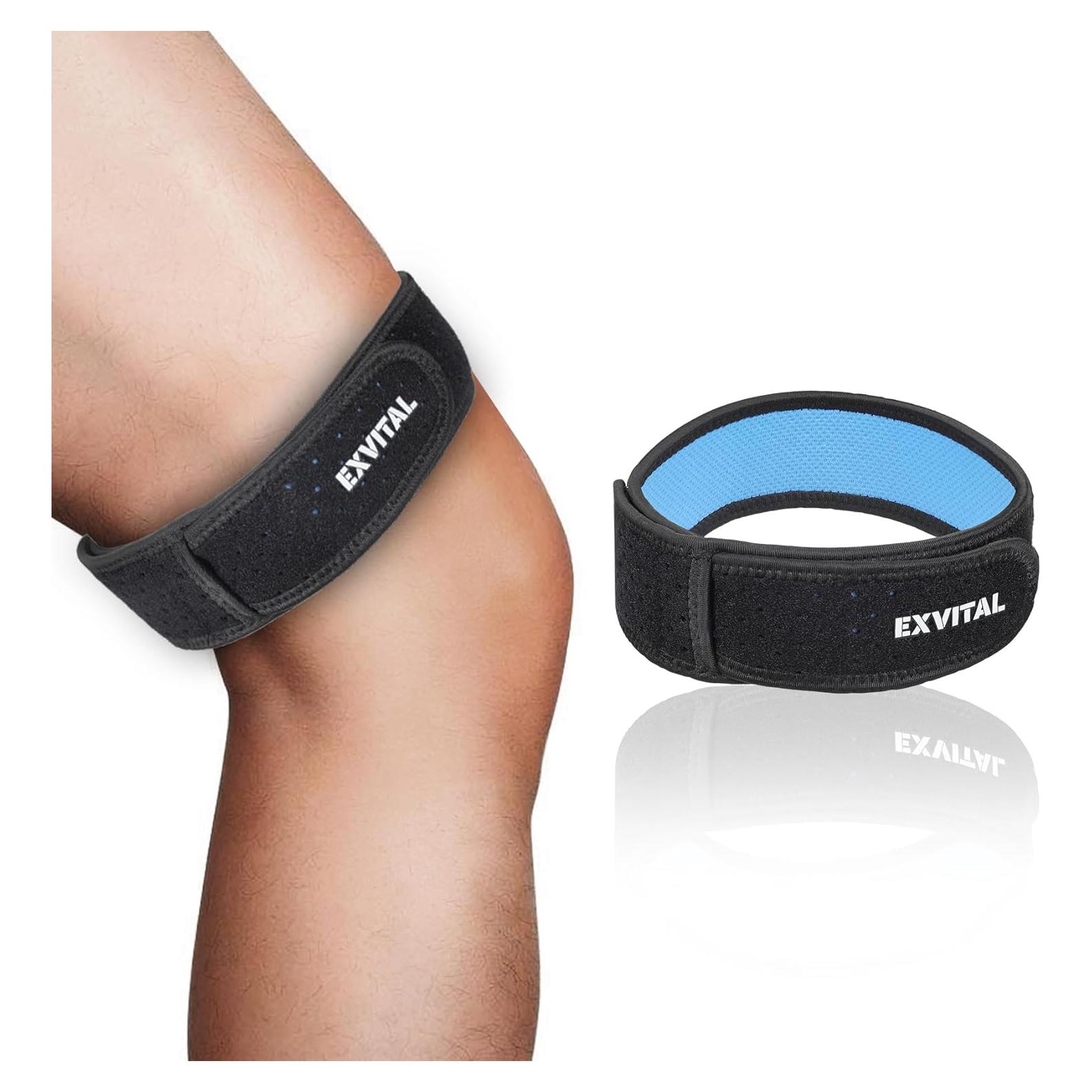 Faja Iliotibial EXVITAL Ajustable para Alivio del Síndrome ITB