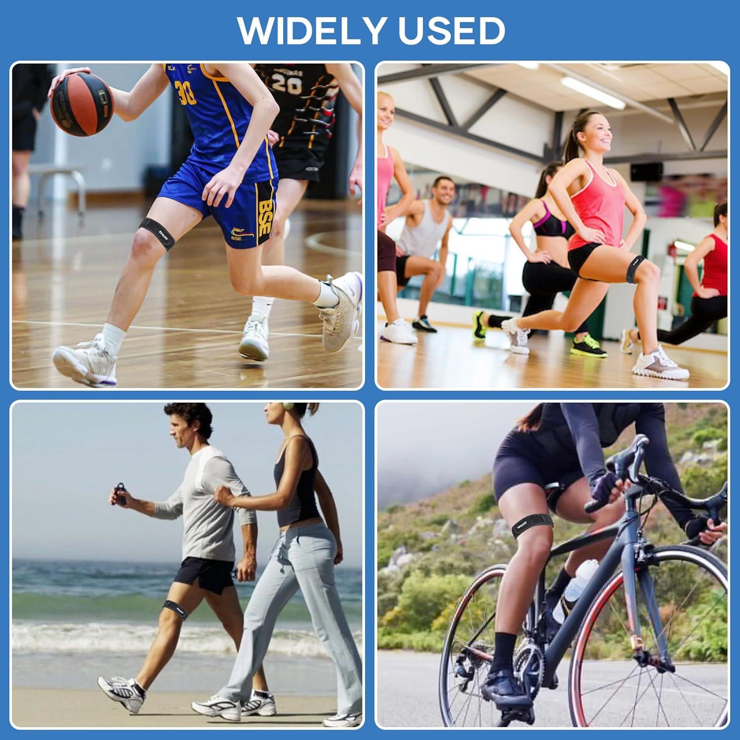 Faja Iliotibial EXVITAL Ajustable para Alivio del Síndrome ITB