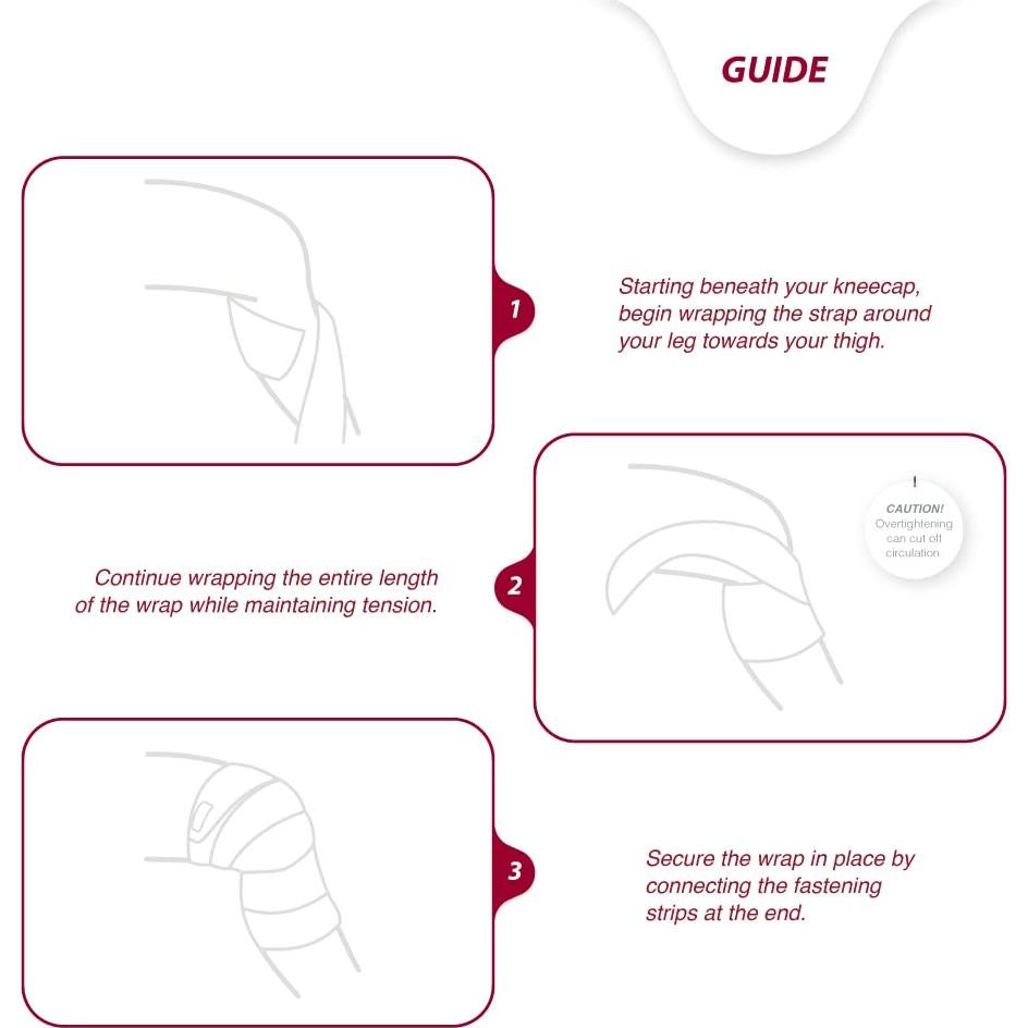 Fajas para Rodillas KARM 198 cm - Soporte Powerlifting Negro