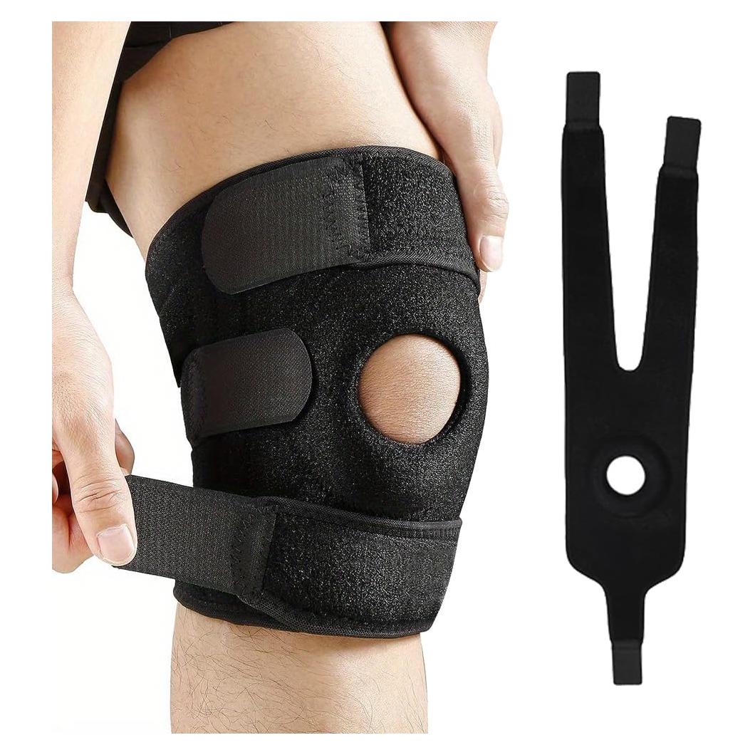 Faja de Rodilla NADUSEP Ajustable con Almohadilla Patelar 32-46 cm