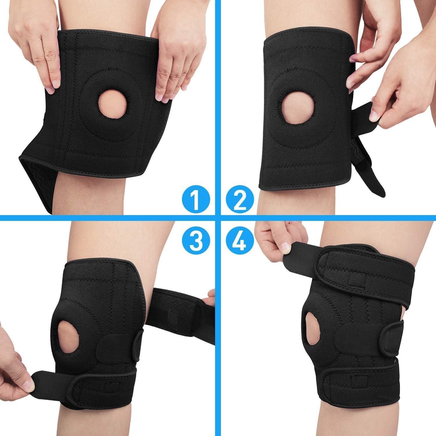Faja de Rodilla NADUSEP Ajustable con Almohadilla Patelar 32-46 cm