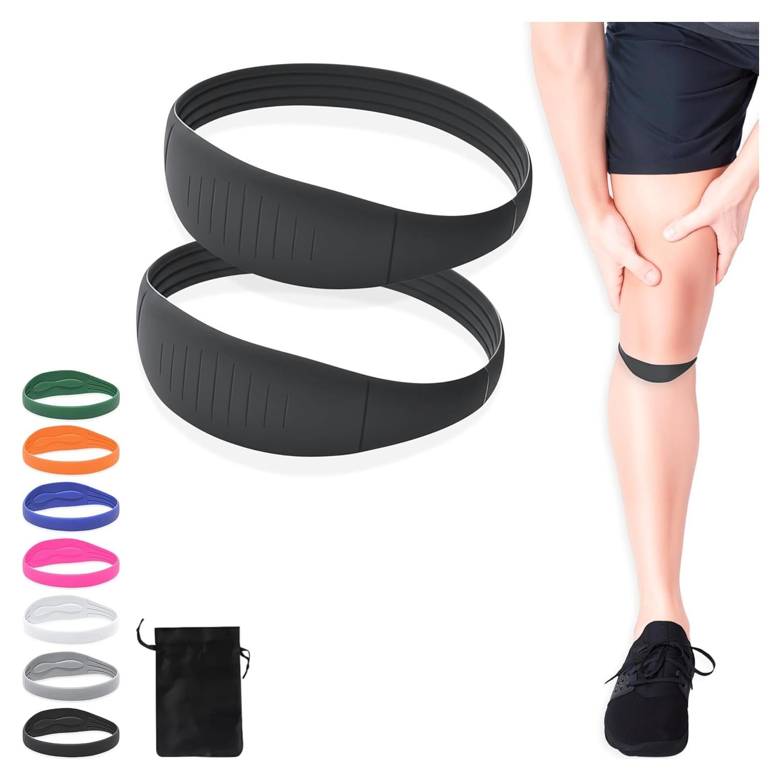 Banda de Rodilla Patelar COOLSET - Soporte Antideslizante Negro