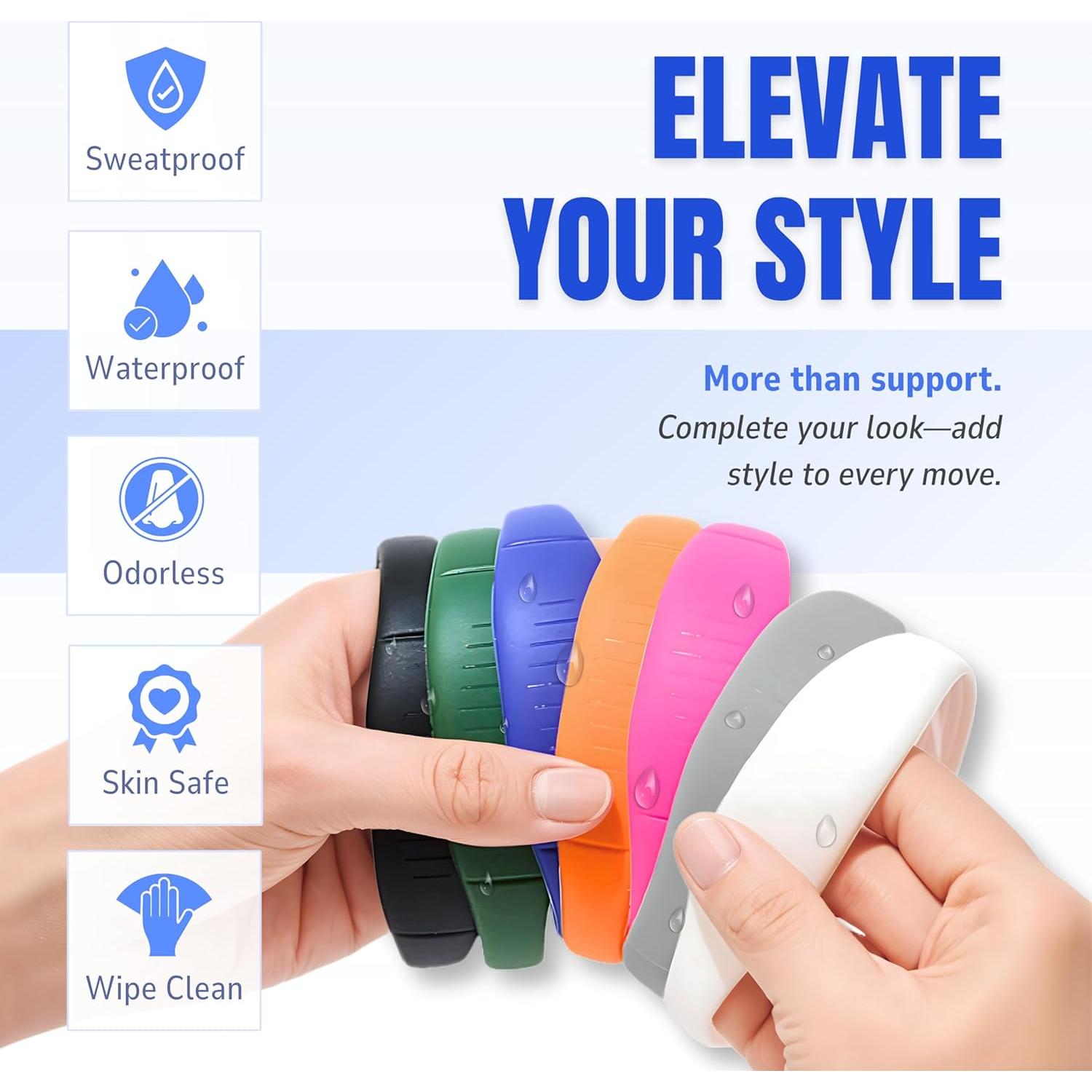 Banda de Rodilla Patelar COOLSET - Soporte Antideslizante Negro