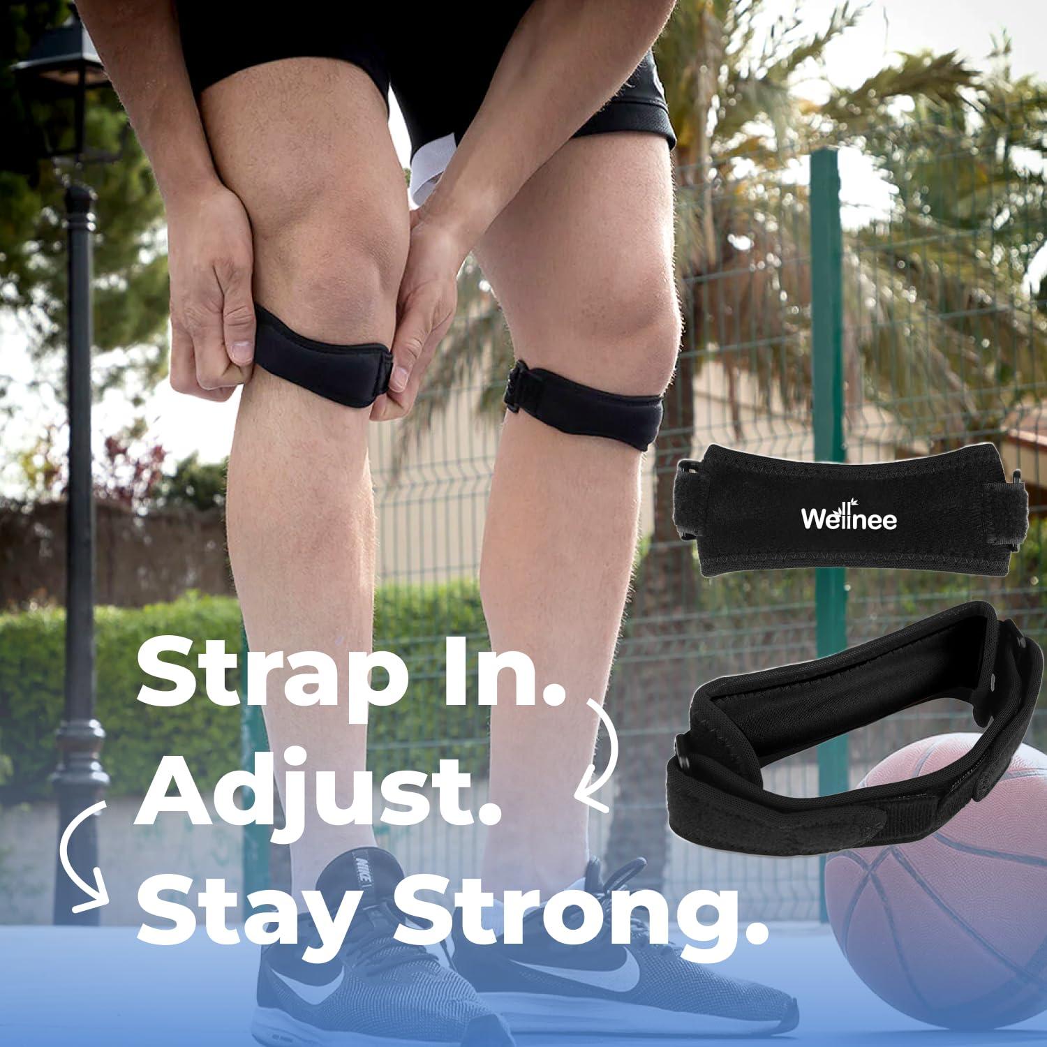Correa de Rodilla Patelar Wellnee Ajustable - Soporte para Deportes
