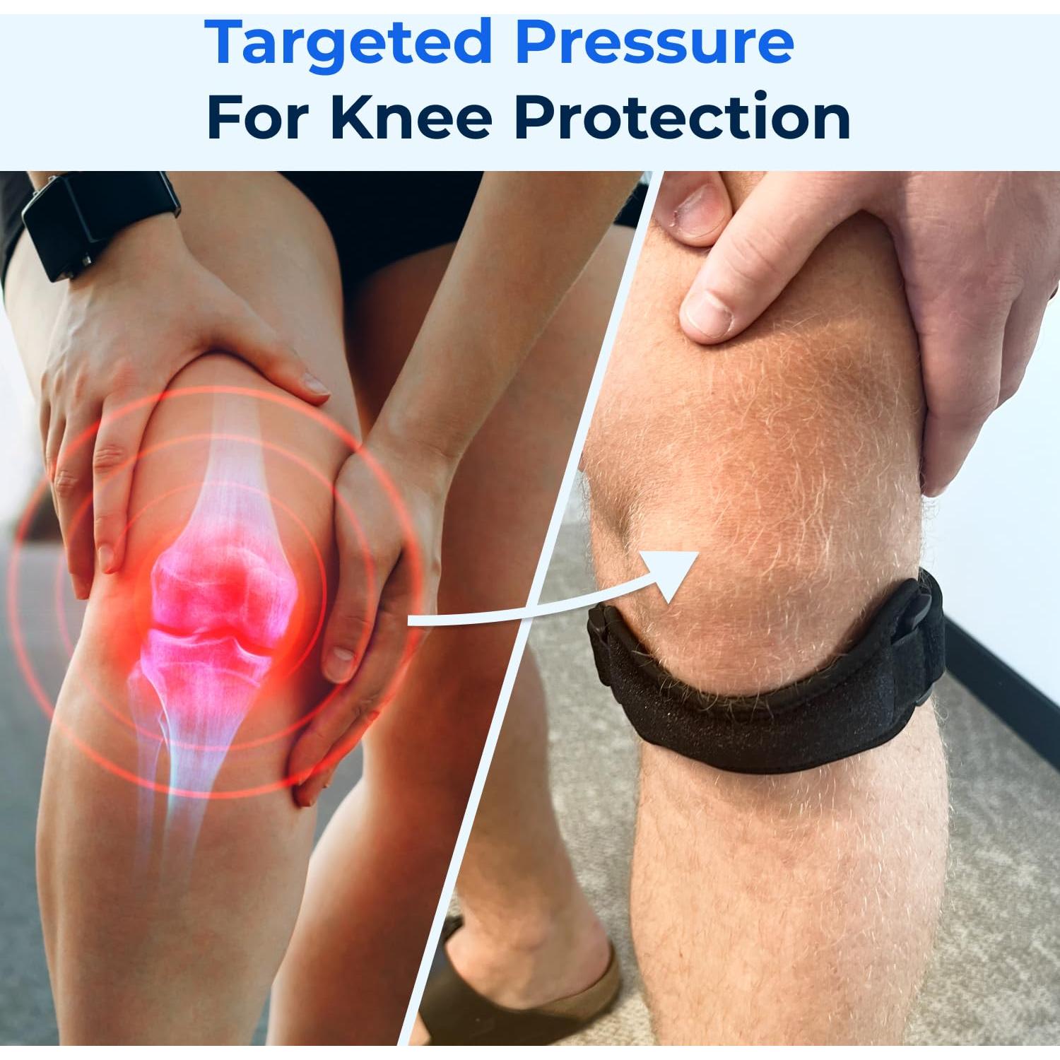 Correa de Rodilla Patelar Wellnee Ajustable - Soporte para Deportes