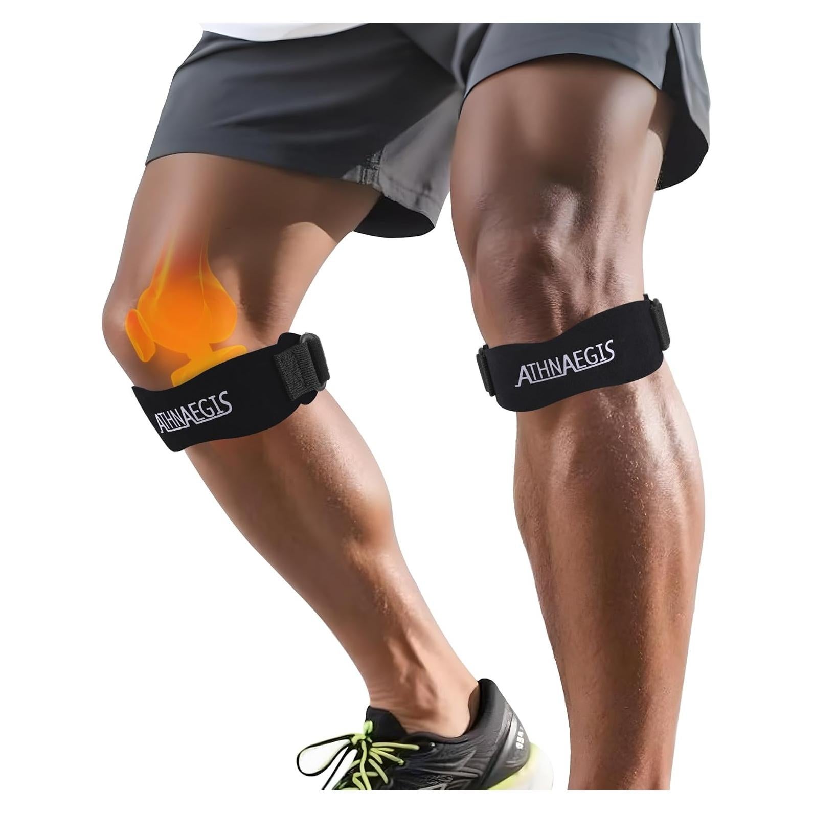 Frenos de Rodilla ATHNAEGIS Ajustables para Dolor - 2 Piezas