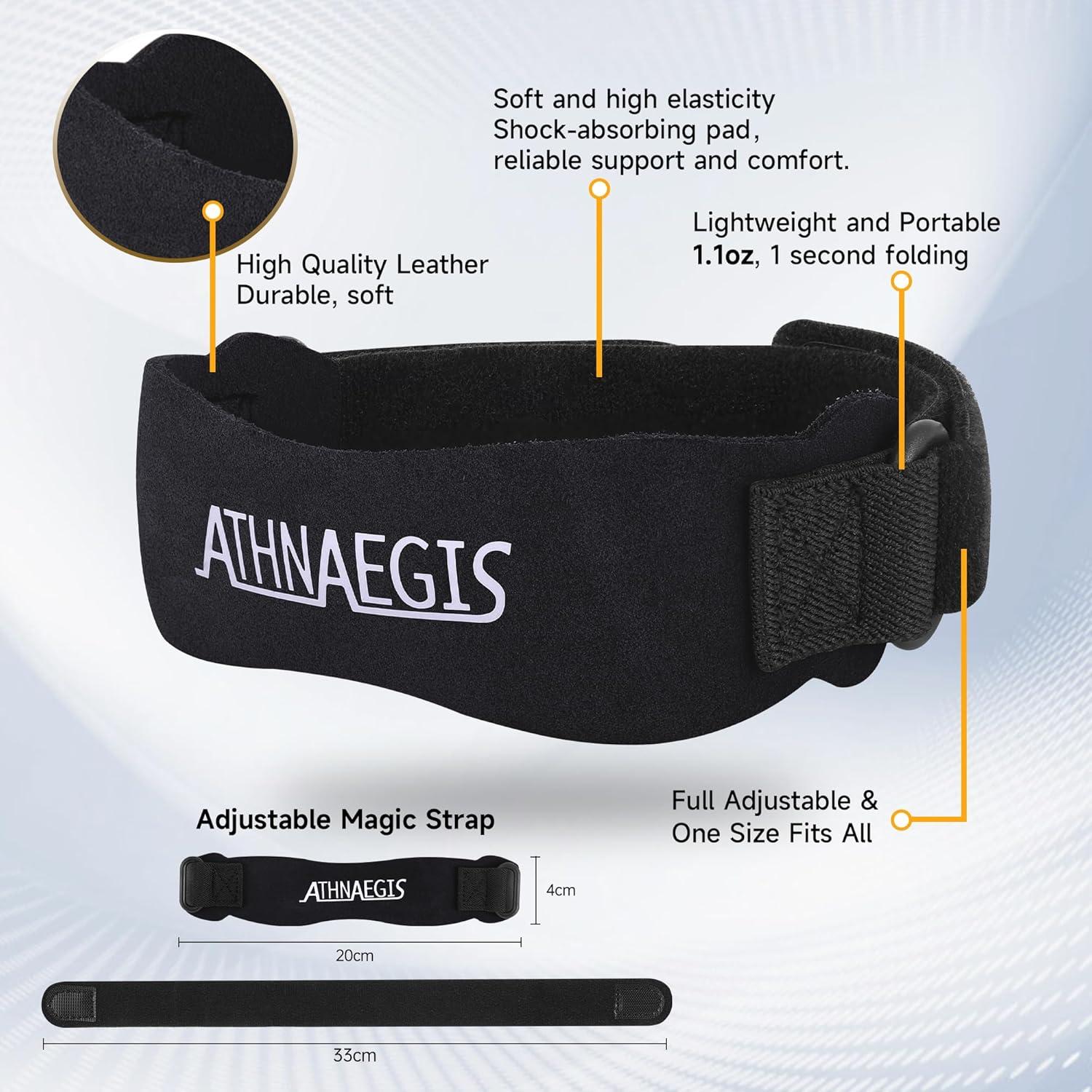 Frenos de Rodilla ATHNAEGIS Ajustables para Dolor - 2 Piezas