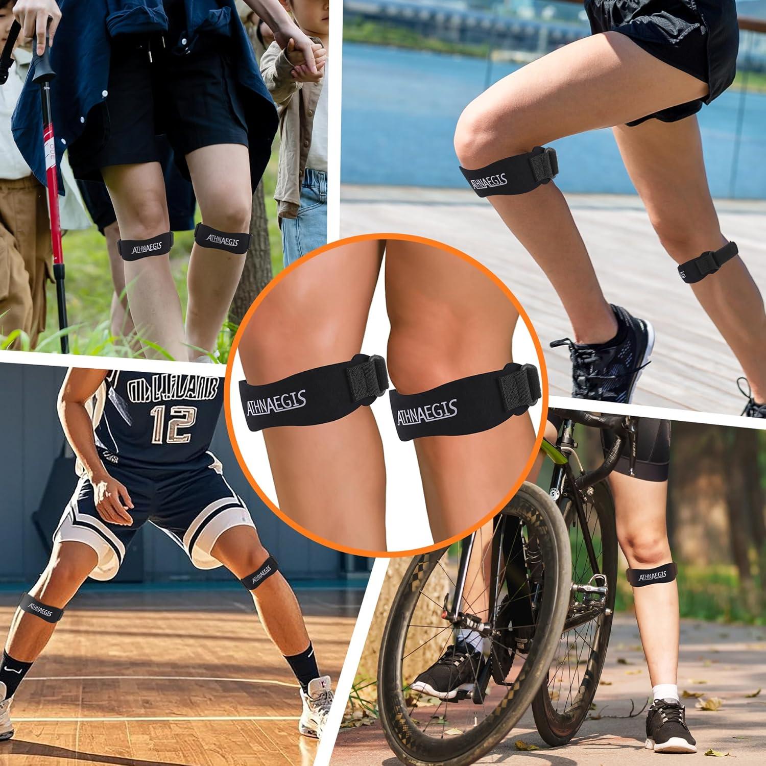 Frenos de Rodilla ATHNAEGIS Ajustables para Dolor - 2 Piezas