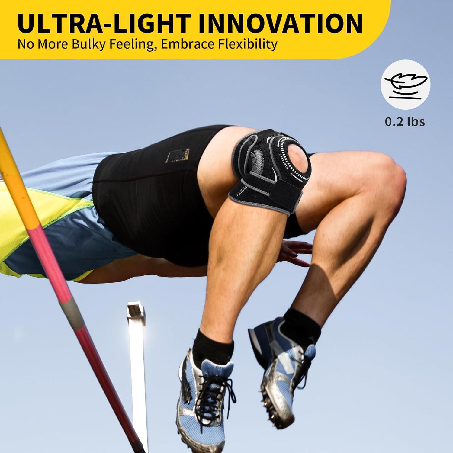 Faja de Rodilla CAMBIVO ELITE con Gel y Estabilizadores - Grande