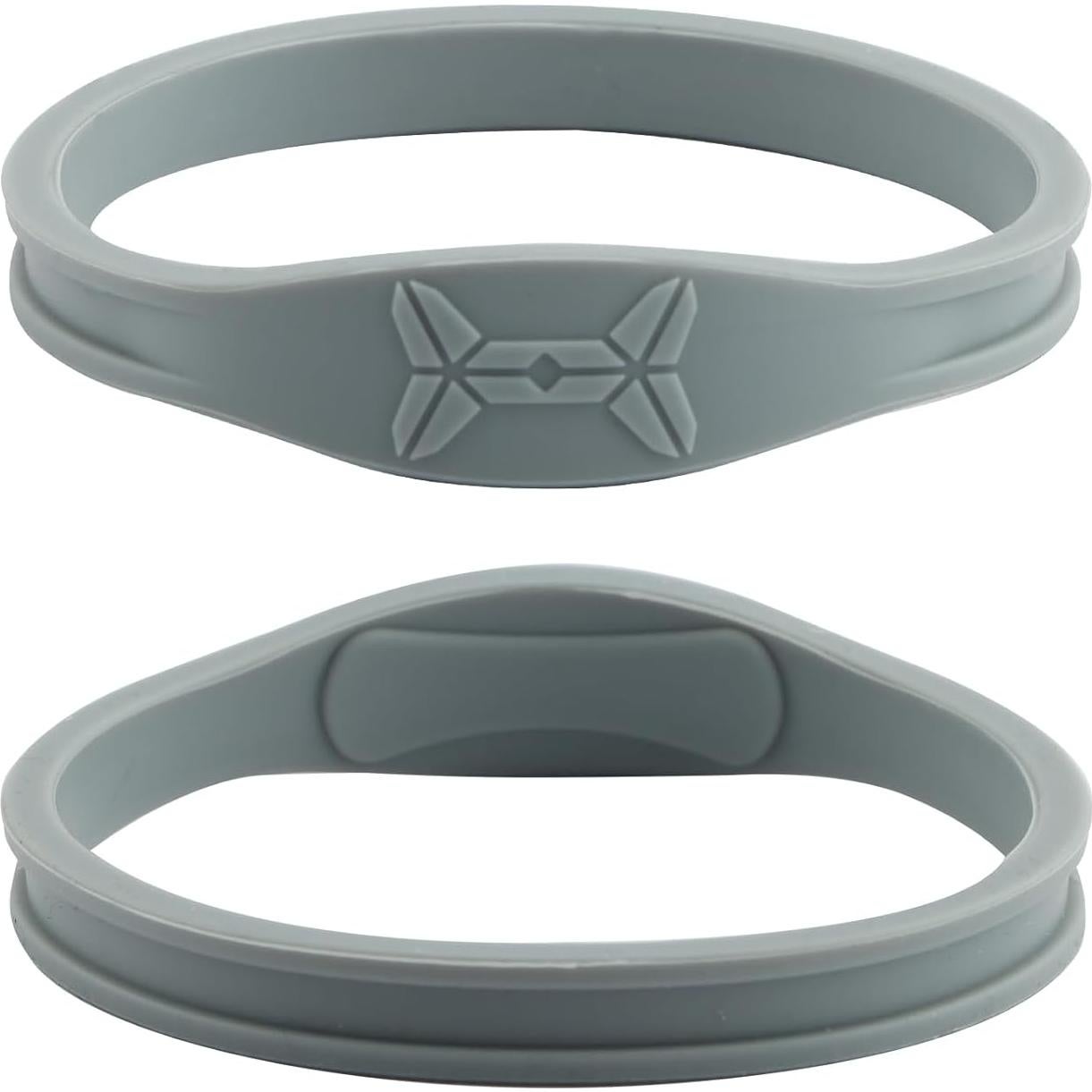 Faja de Soporte para Rodilla de Silicona - 2 Piezas Gris