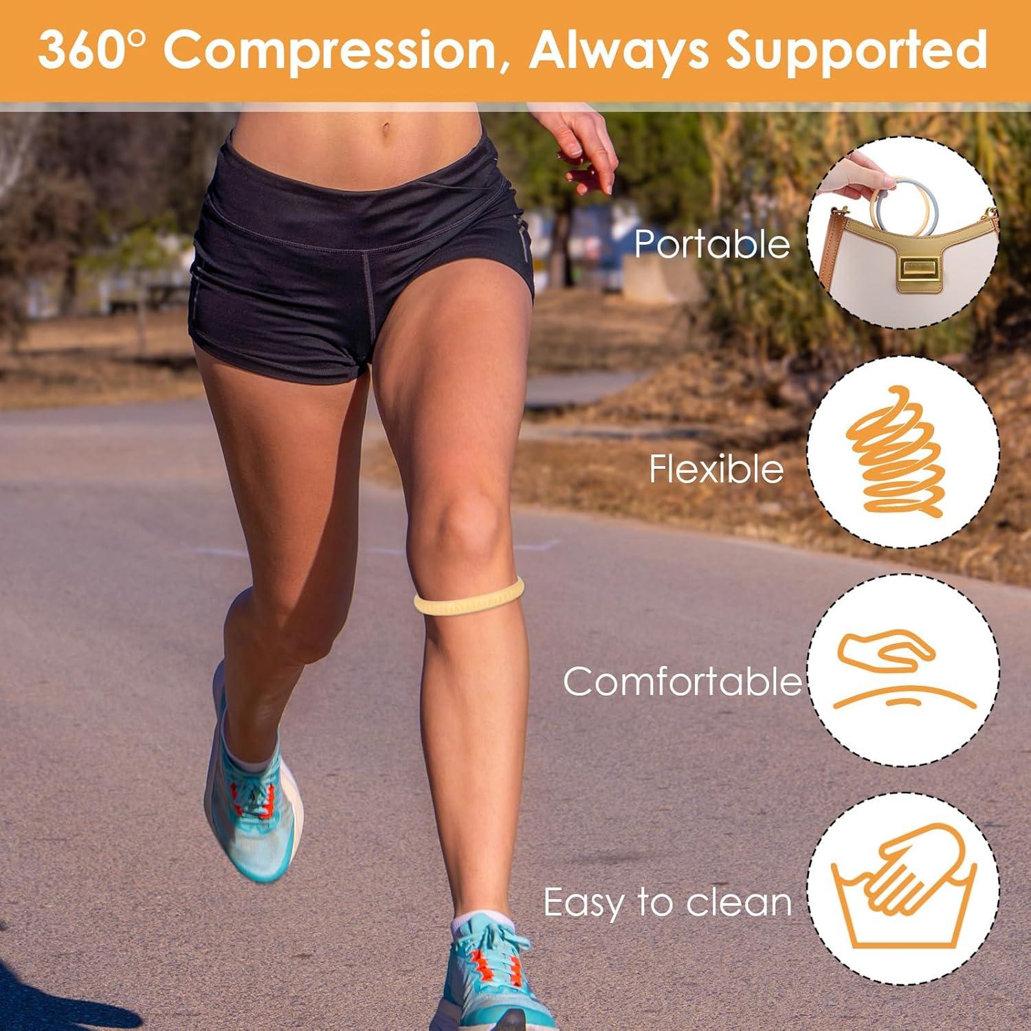 4 Piezas Soporte de Tendón Patelar JJUNW para Rodilla