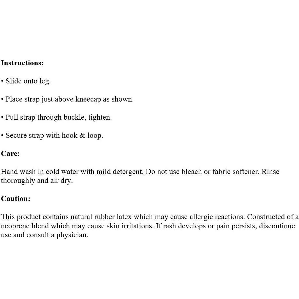 Correa ITB Mueller Sports Medicine para Rodilla Unisex Negra