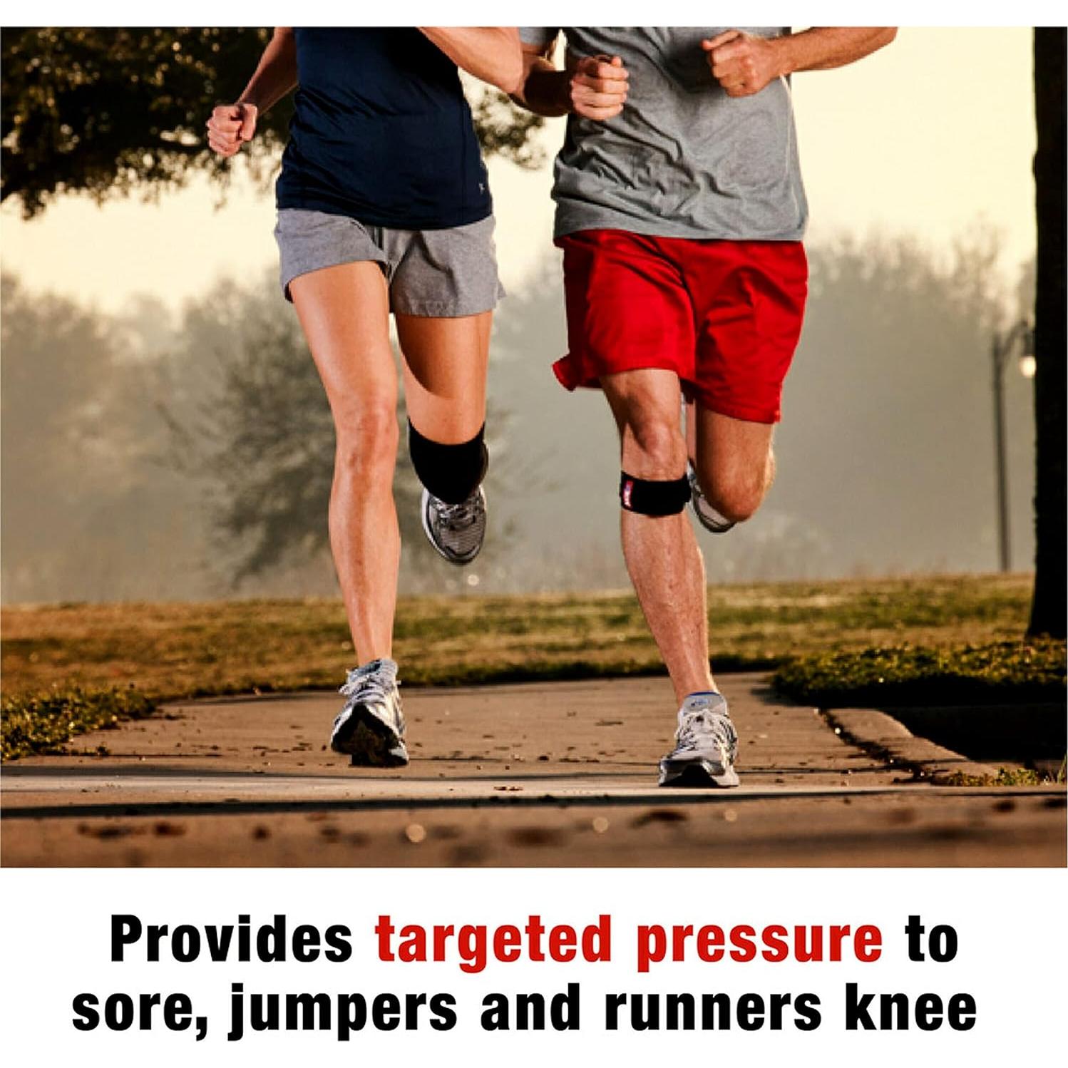 Correa para Rodilla Ajustable ACE, Almohadilla de Gel, Negra