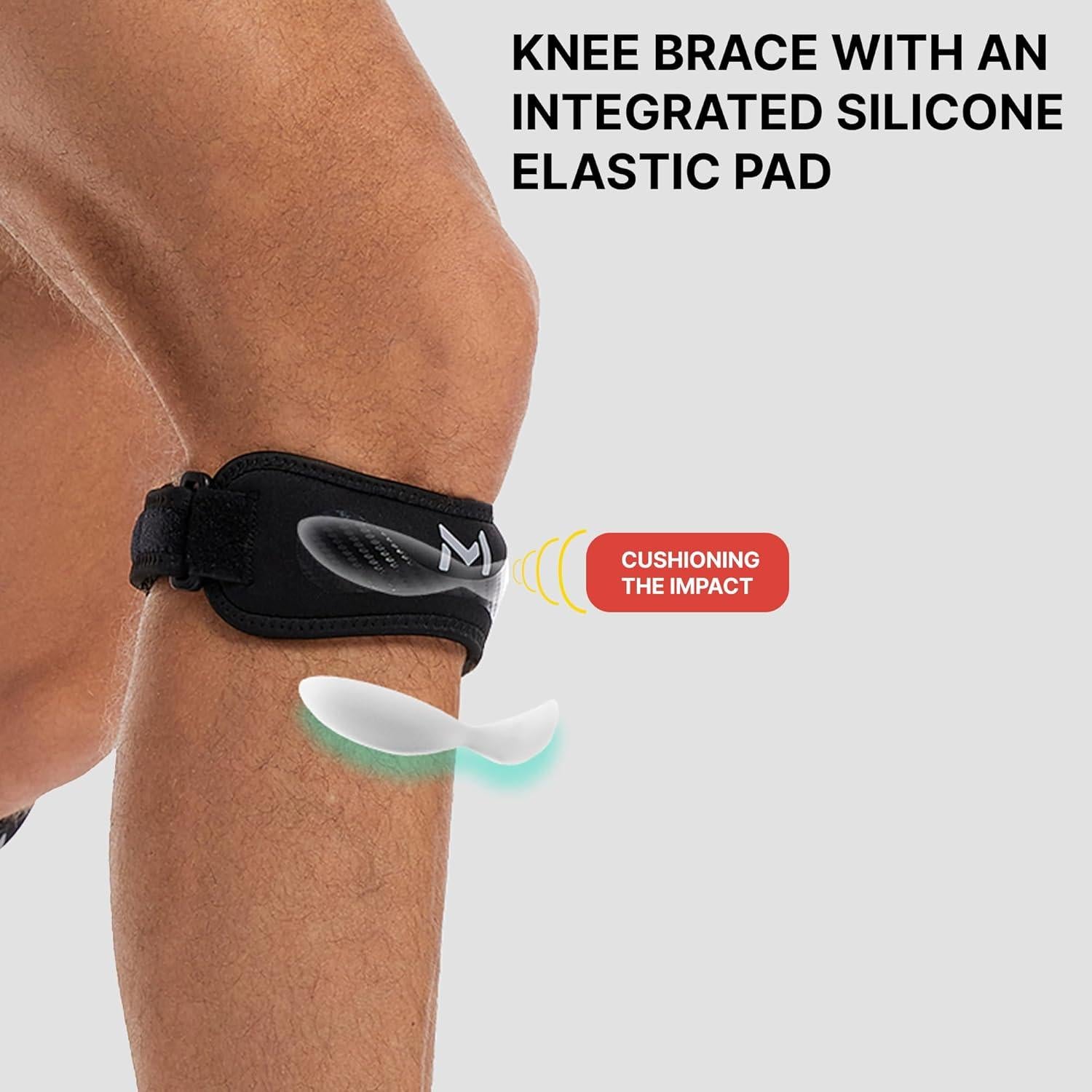 Correa de Patela XRUFY - Soporte Rodilla Ajustable 2-Pack