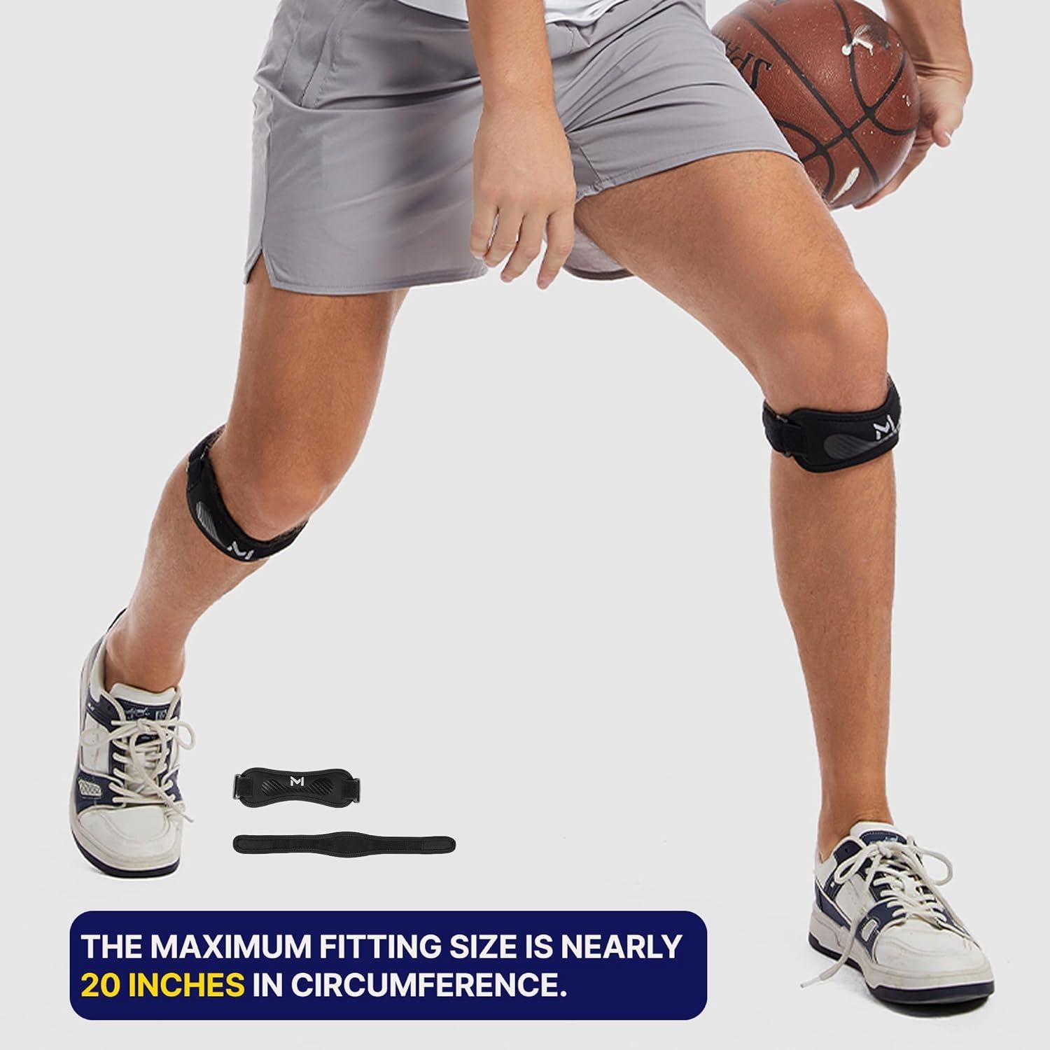 Correa de Patela XRUFY - Soporte Rodilla Ajustable 2-Pack